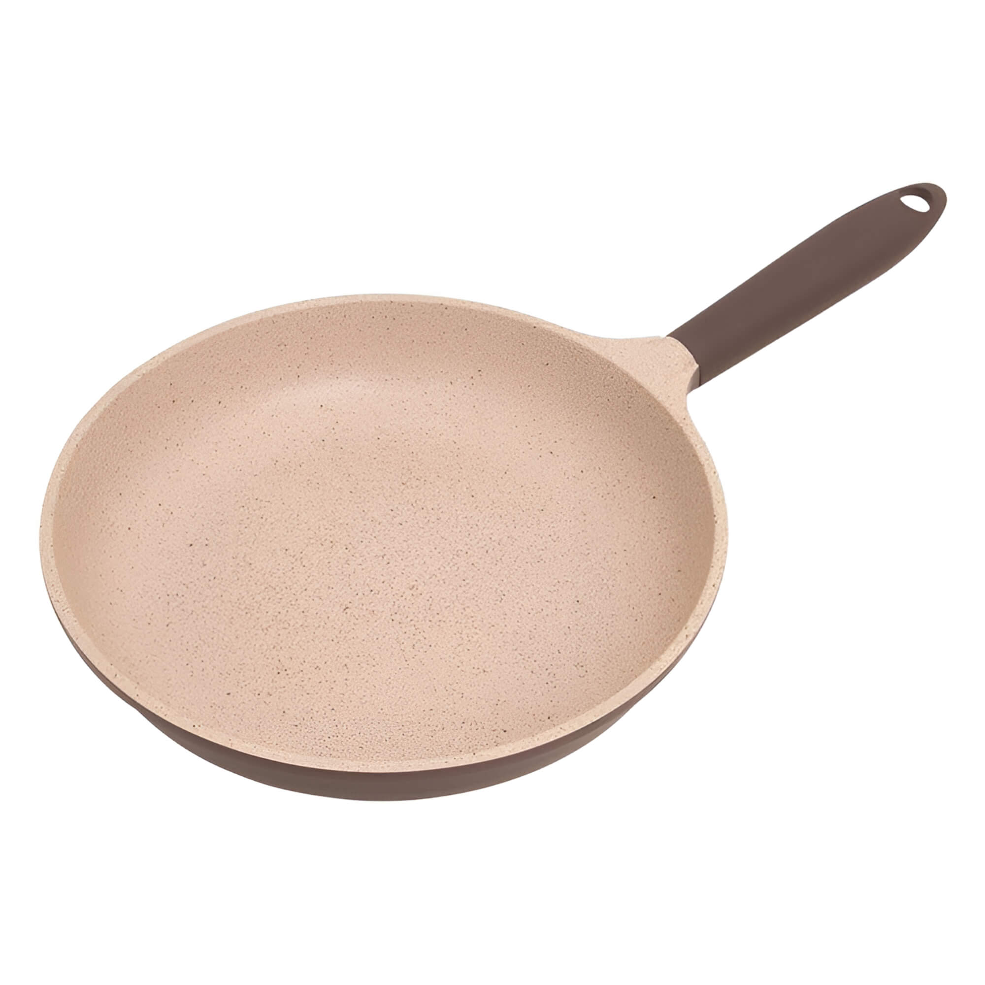 Frigideira Belga Revestimento Cerâmico 24cm de Diâmetro 1,7L Cor Marrom MTA - 8443