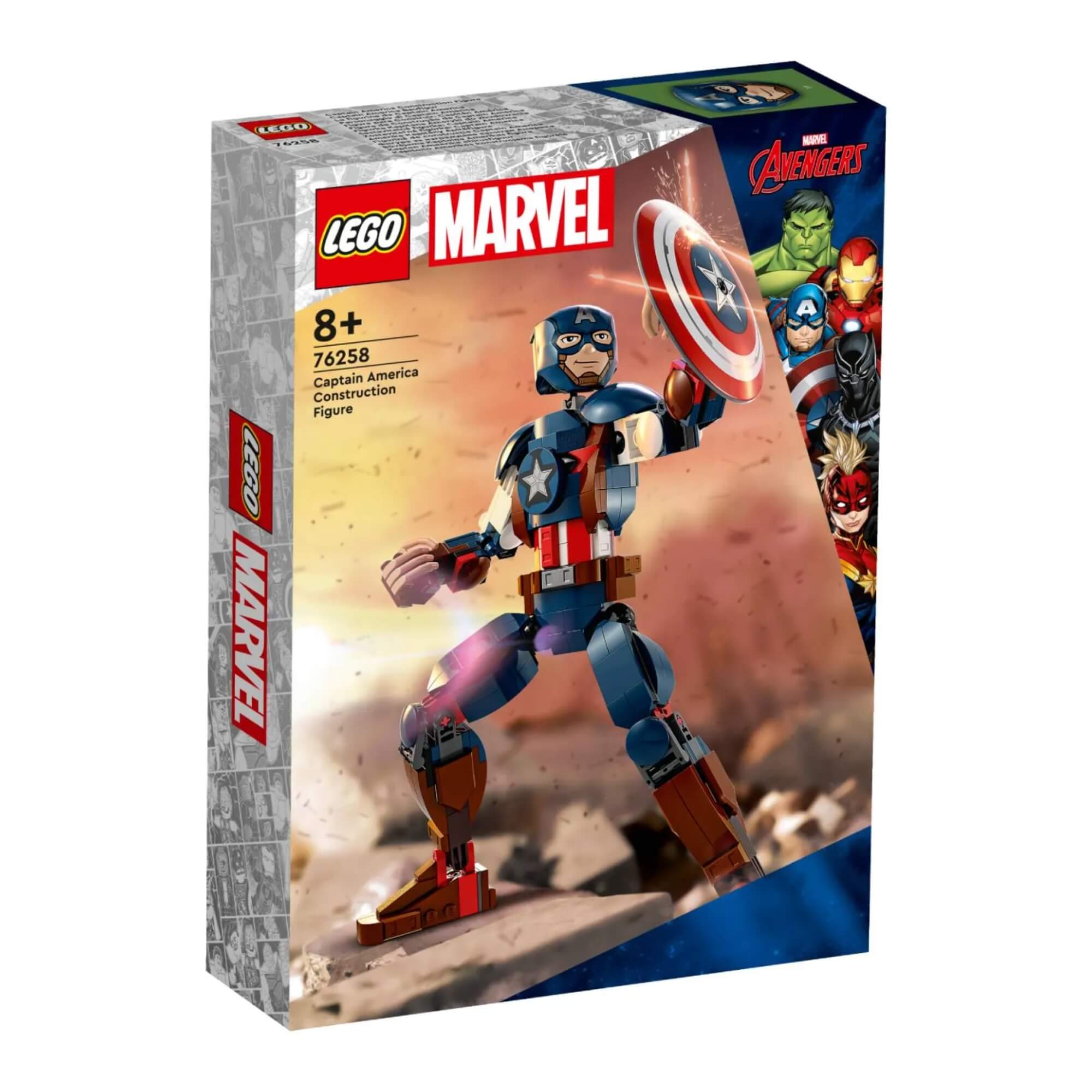 LEGO Marvel Figura do Capitão América 310 Peças - 4111176258
