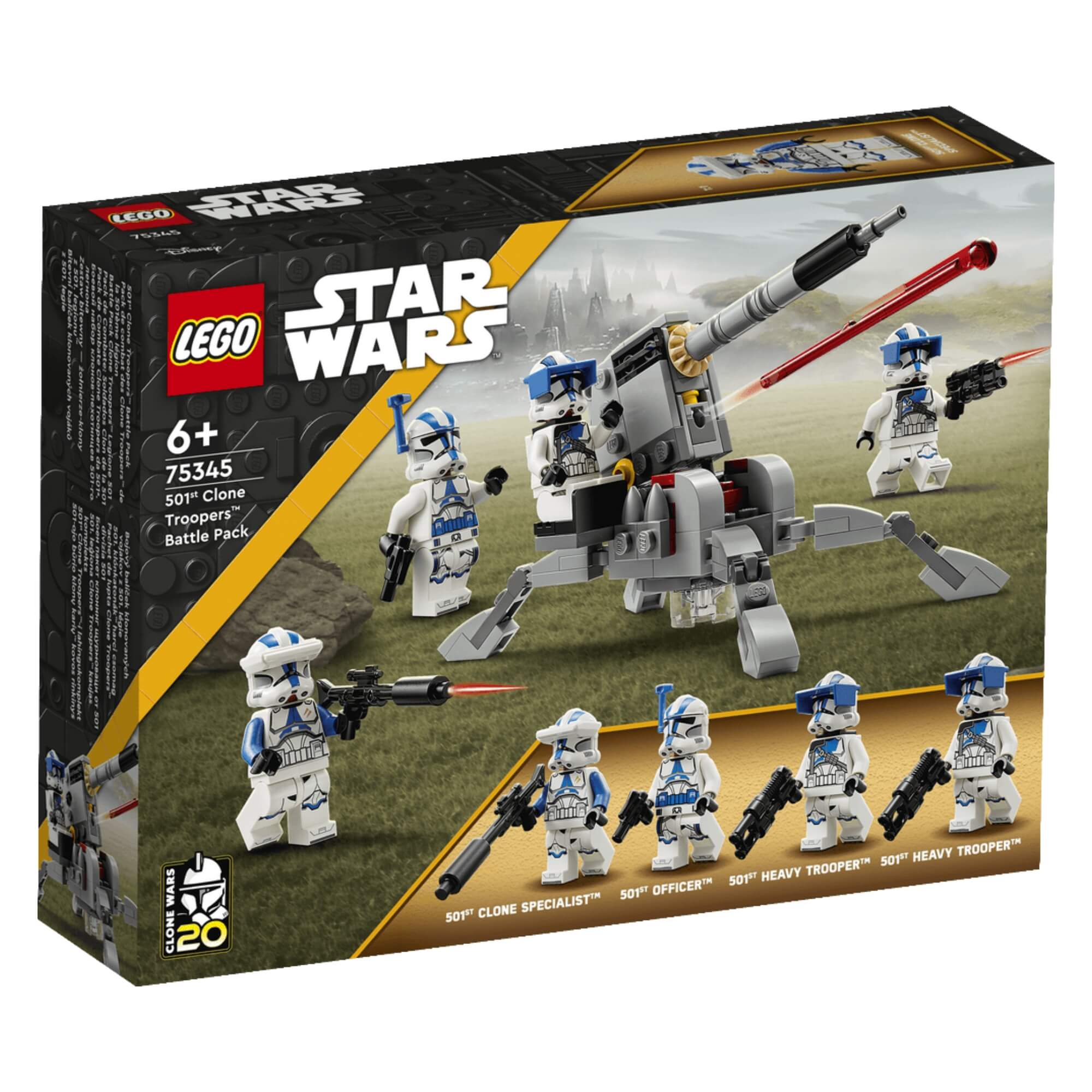 LEGO Star Wars Pacote de Combate Soldados Clone 119 Peças - 4111175345
