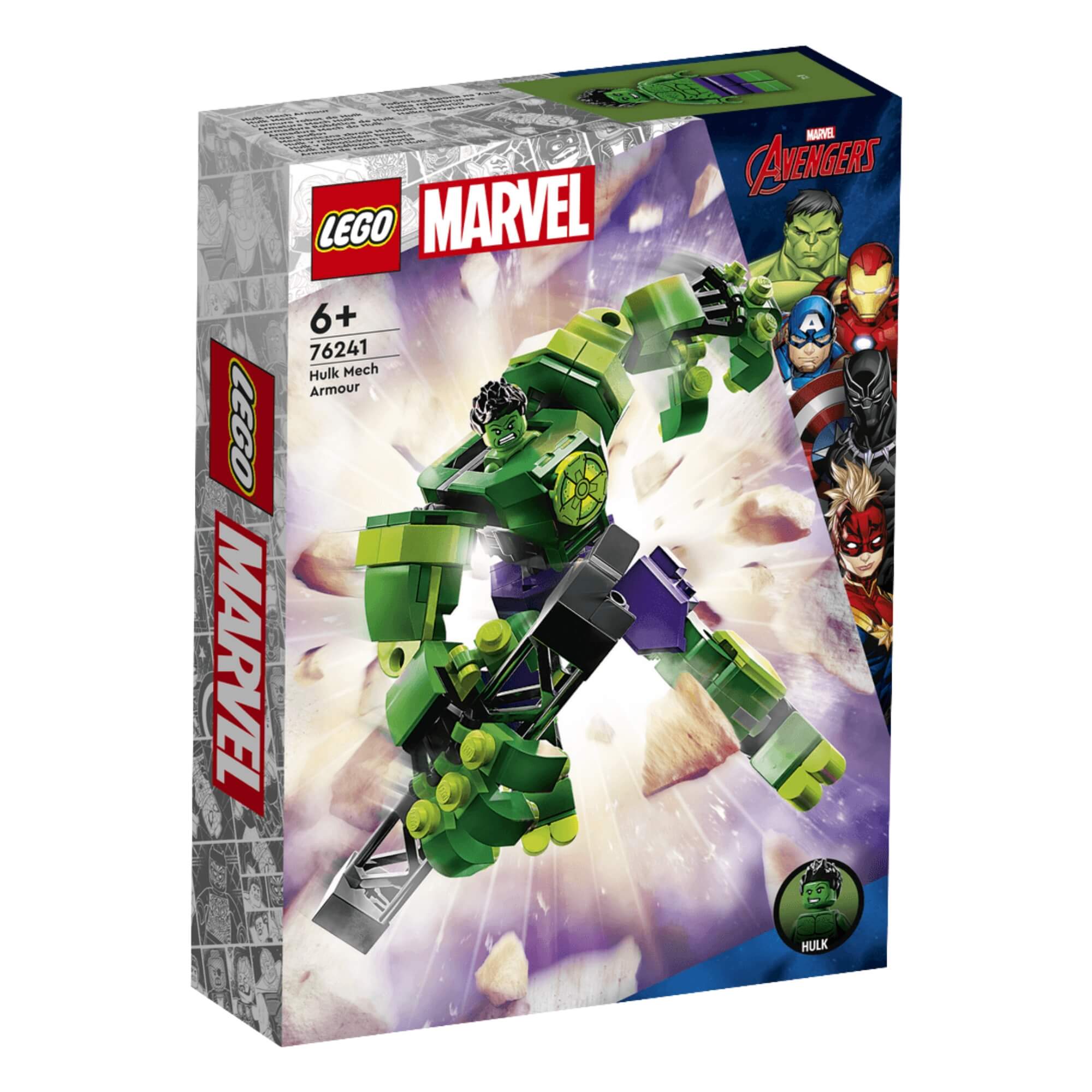 LEGO Marvel Armadura Mecânica do Hulk 138 Peças - 4111176241