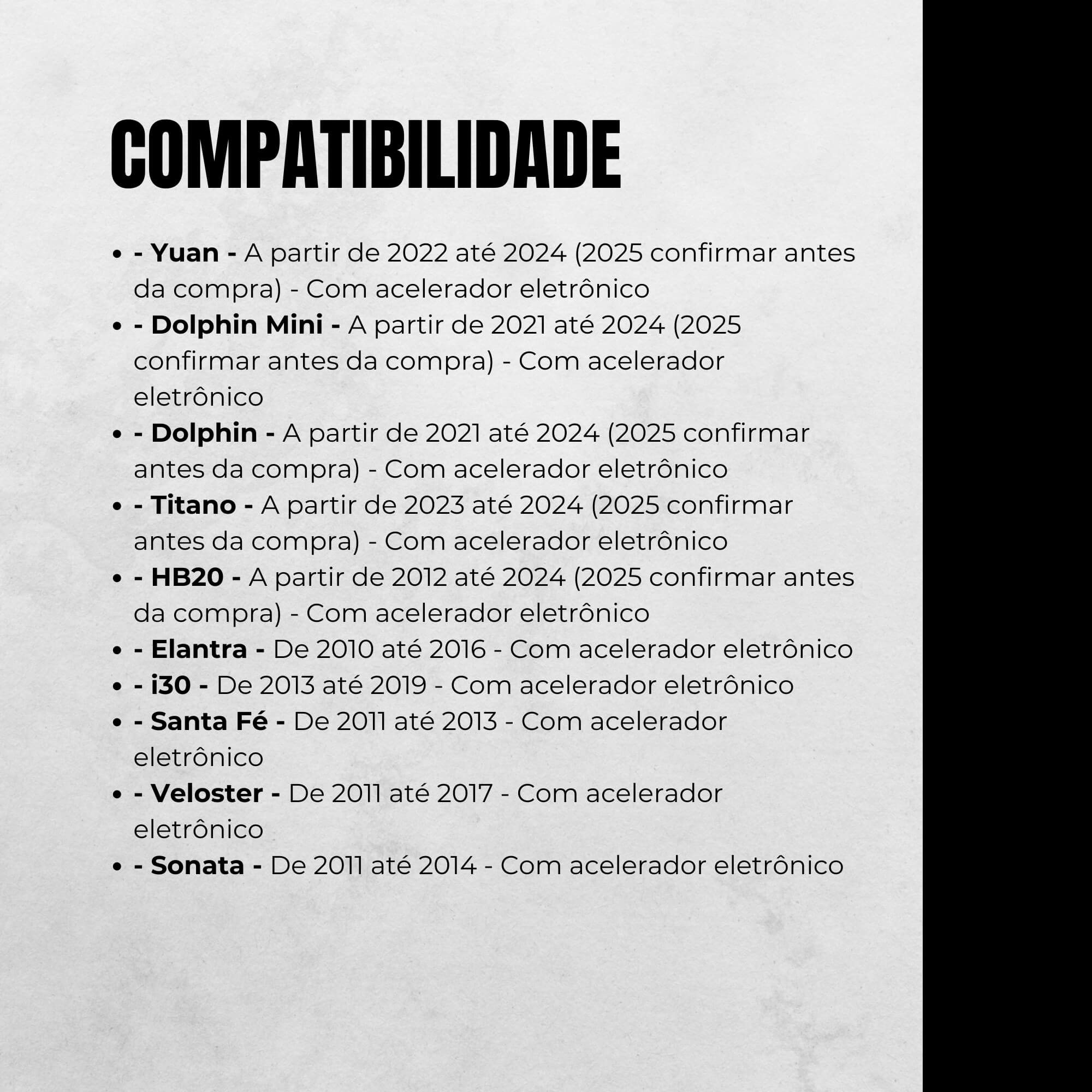 Módulo Variador de Avanço de Aceleração compatível c/ HB20, Elantra/Veloster Tury - FAST_MAX_5.0T