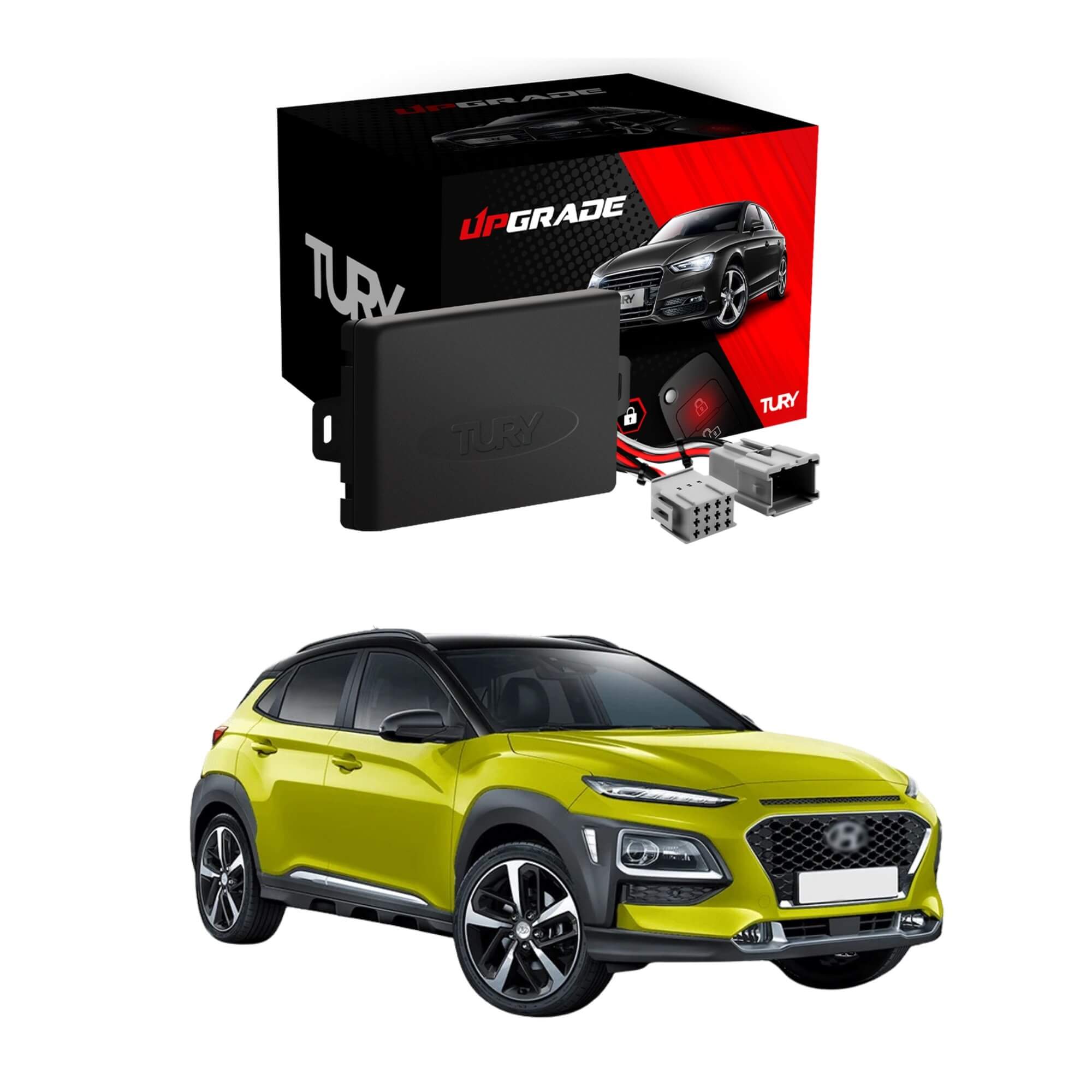 Módulo Automação de Vidro Elétrico compatível com Kona A partir de 2017 Tury - PRO4.47FZ