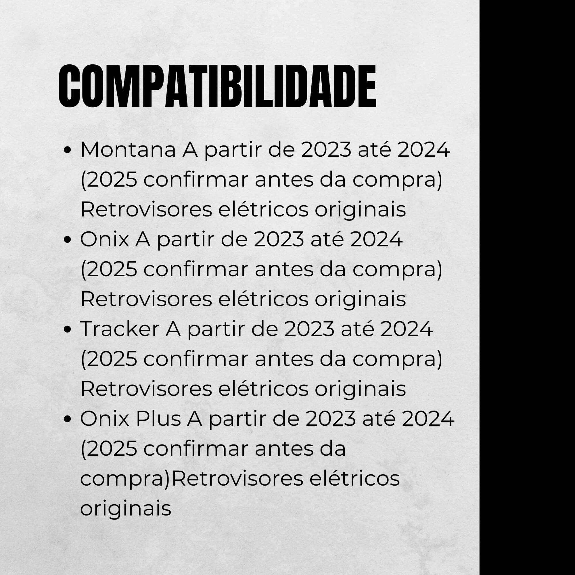 Módulo de Inclinação de Retrovisor compatível c/ Montana, Onix, Tracker Tury - PARK1.3.8DR