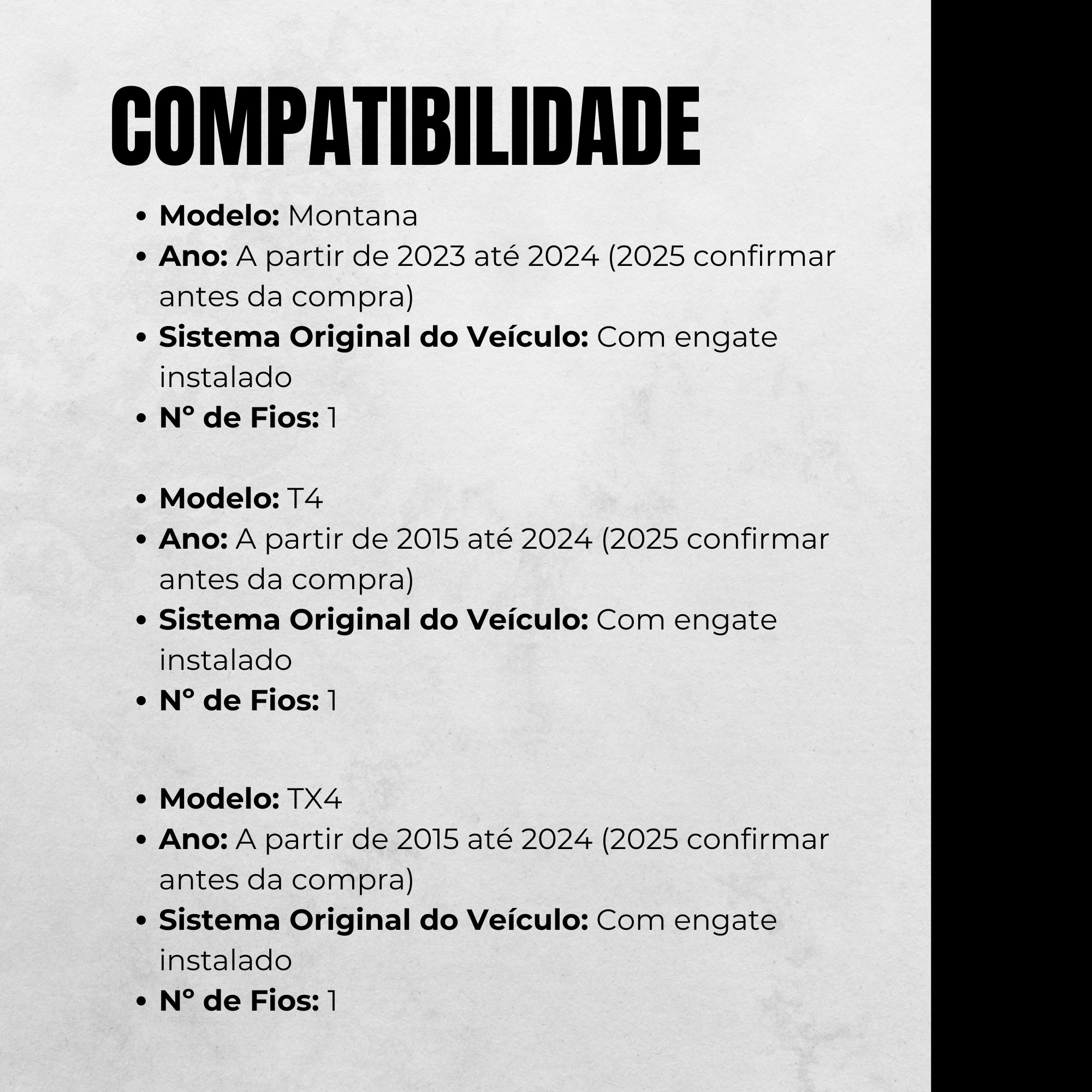 Módulo de Proteção Elétrica para Engates compatível c/ Montana, T4 e TX4 Tury - CONNECT IP 5.1F