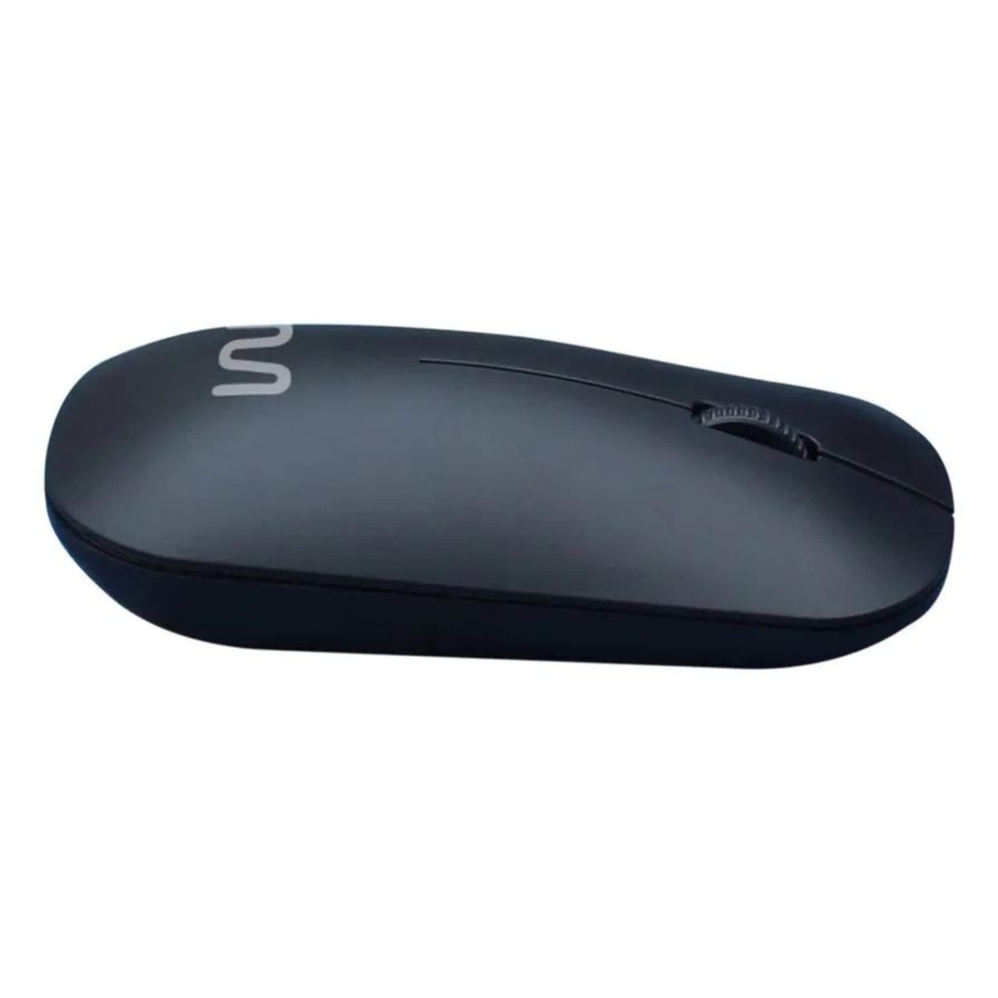 Mouse Sem Fio Slim Box Conexão Usb 1200dpi 3 Botões Box Preto - MO307