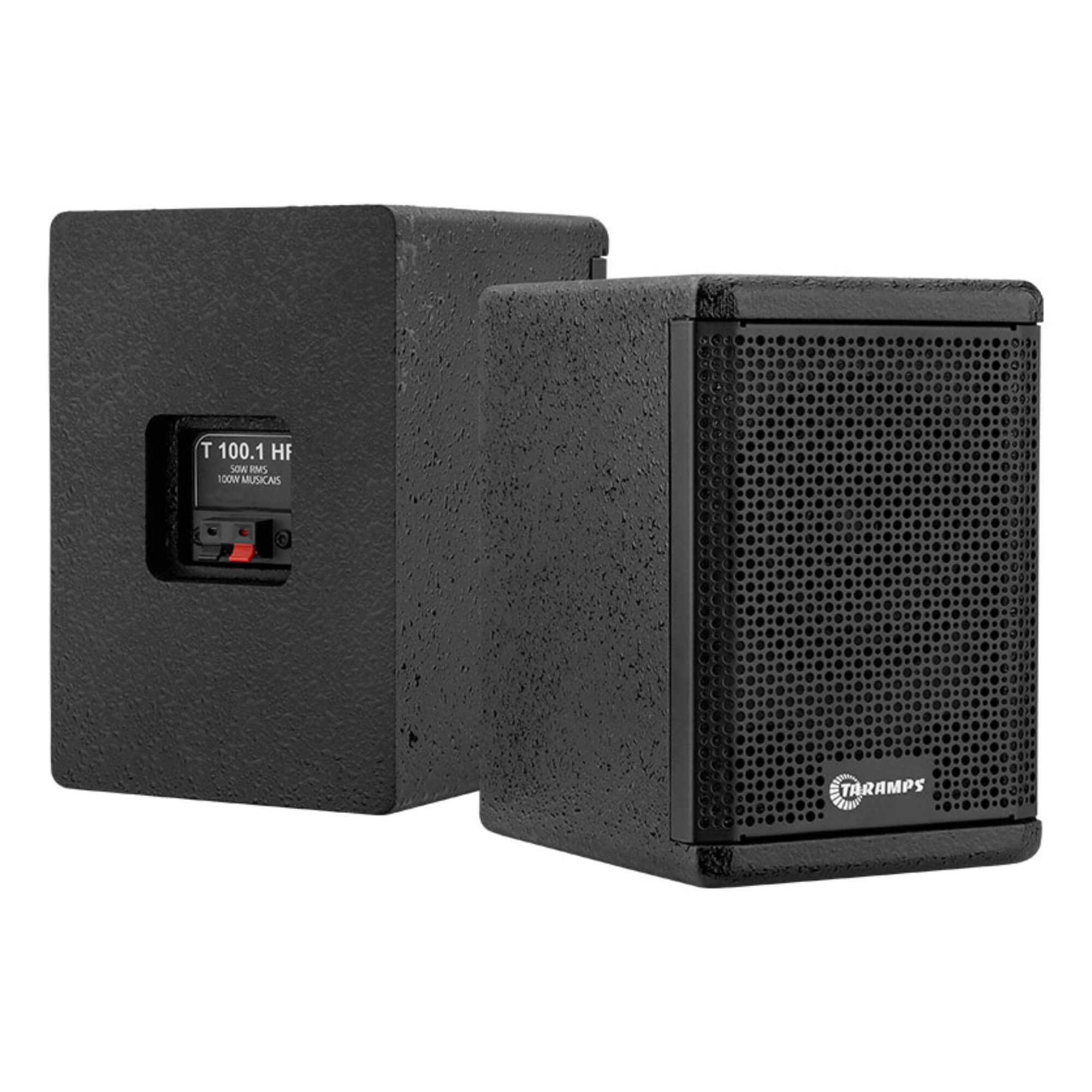 Caixa de Som Acústica Passiva 4 Polegadas T 100.1 HF 4 Ohms 50W RMS Preta Taramps - 901993