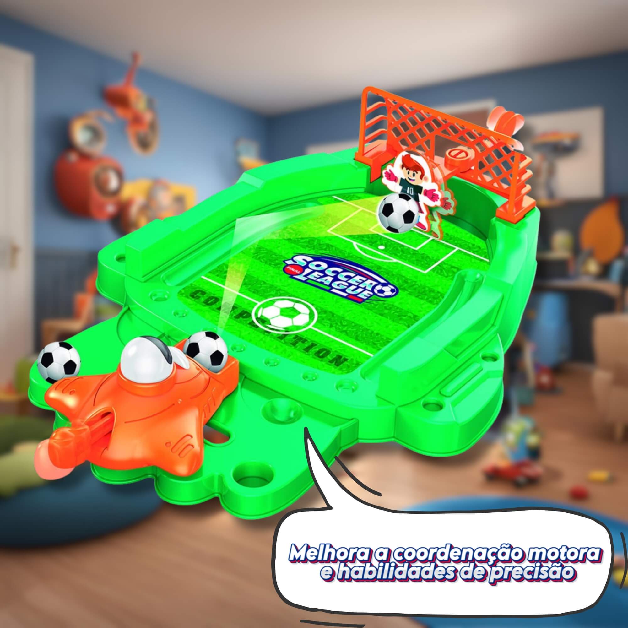Brinquedo Infantil Mini Mesa Tiro ao Gol JG24337 Zippy Toys - 10465