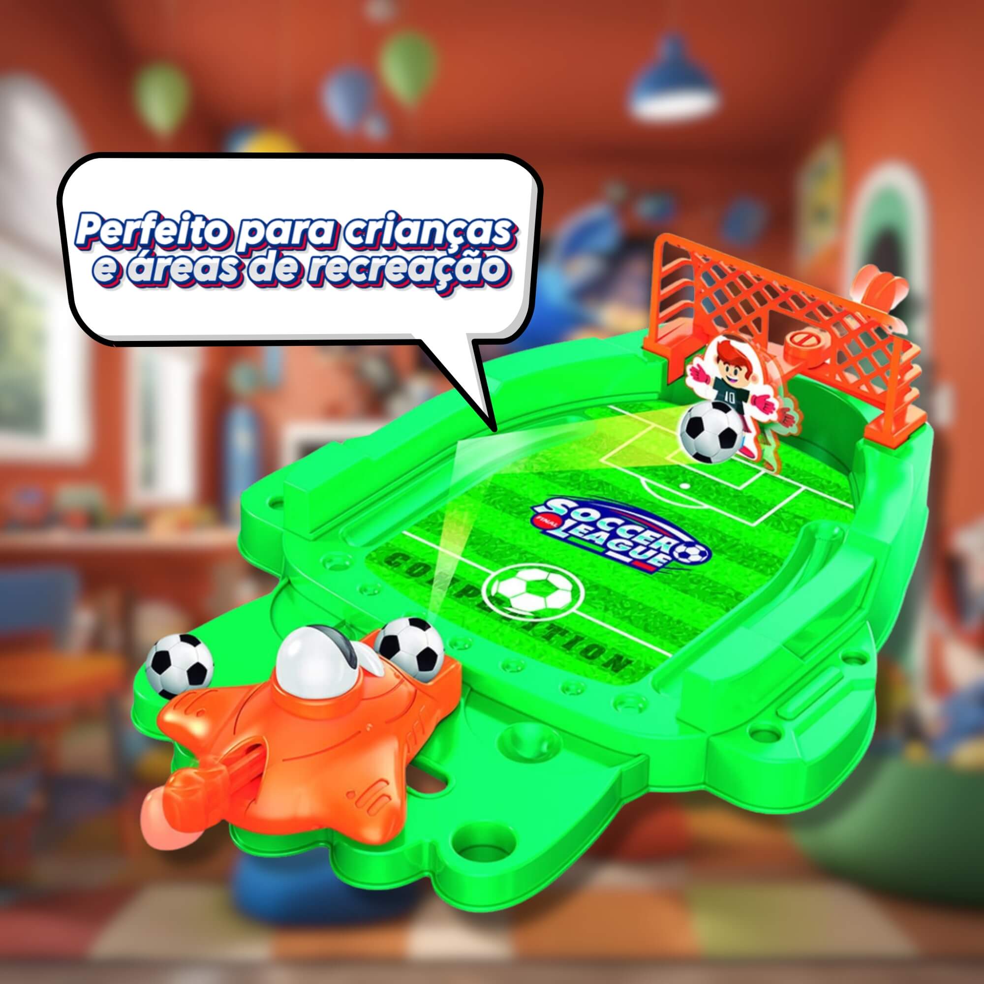 Brinquedo Infantil Mini Mesa Tiro ao Gol JG24337 Zippy Toys - 10465