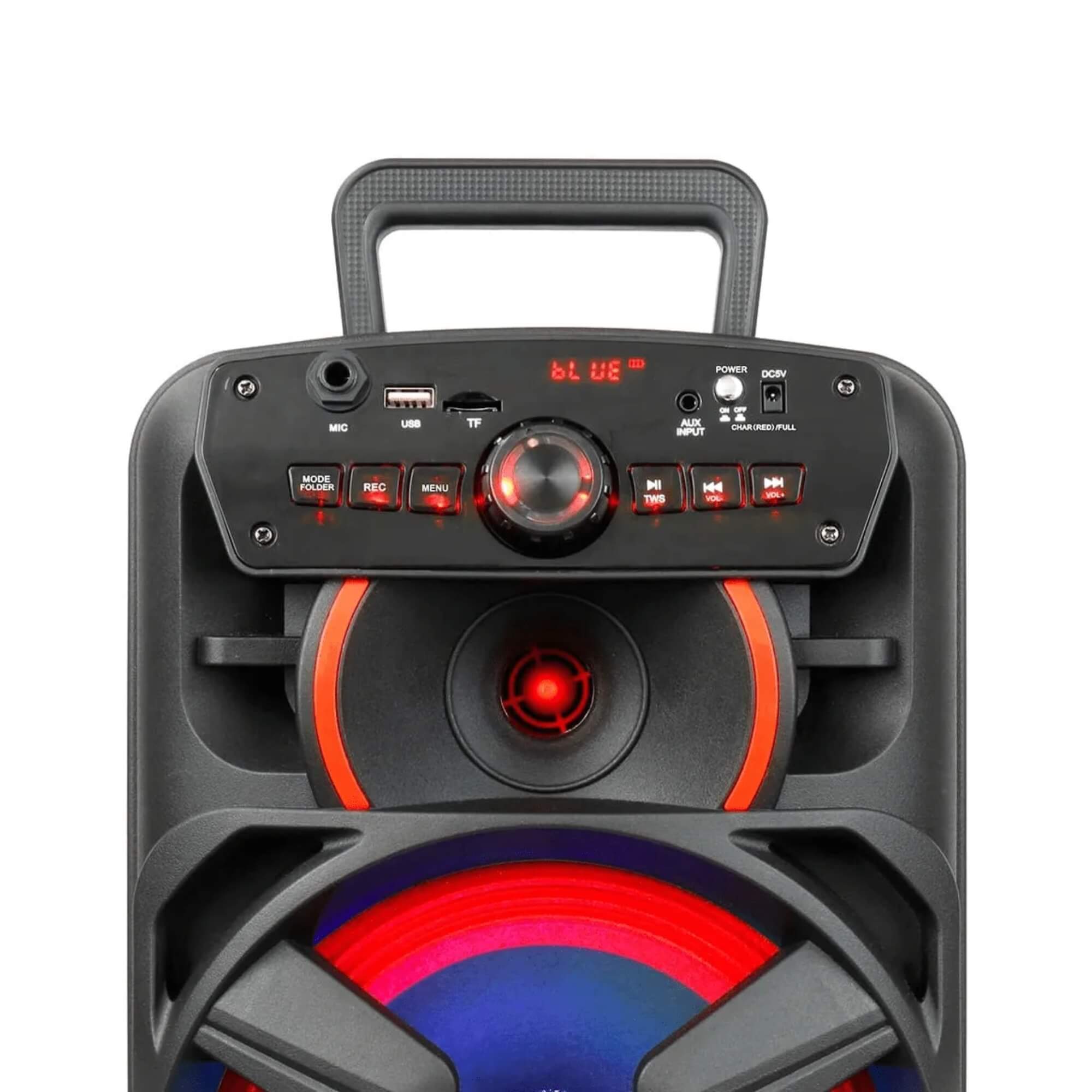 Caixa de Som Amplificada Bluetooth USB ACA 221 Gigante II 220W RMS Woofer 8" TWS Amvox - 503A06