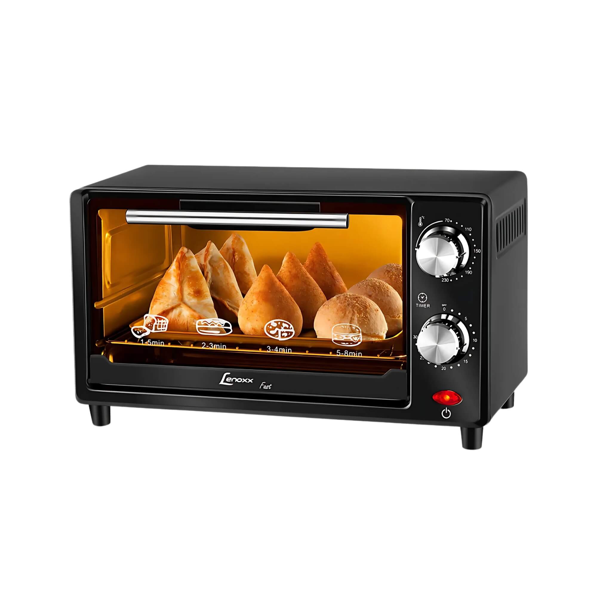 Forno Elétrico Fast 127V Capacidade 9 Litros Lenoxx - PFO301_127