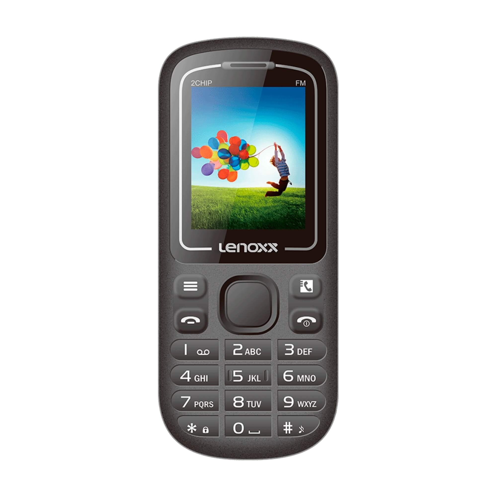 Celular para Idoso Dual Chip, Tela 1.8", Câmera VGA, Bluetooth, Preto e Vermelho Lenoxx - CX904_PV