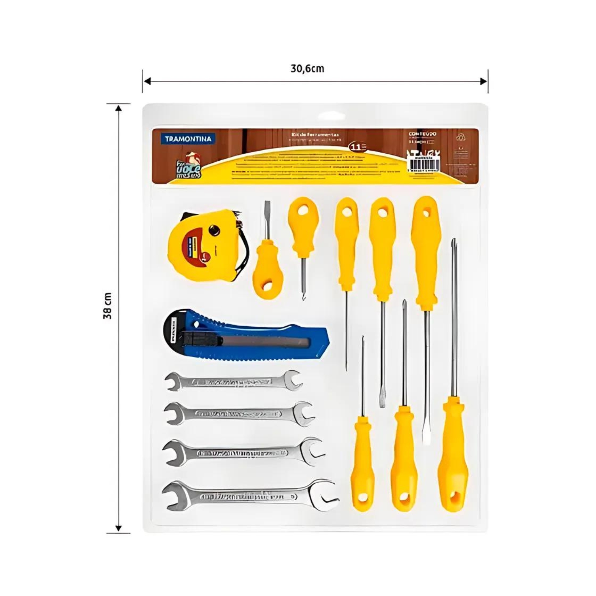 Kit Jogo de Ferramentas 14 Peças Tramontina - 43409113