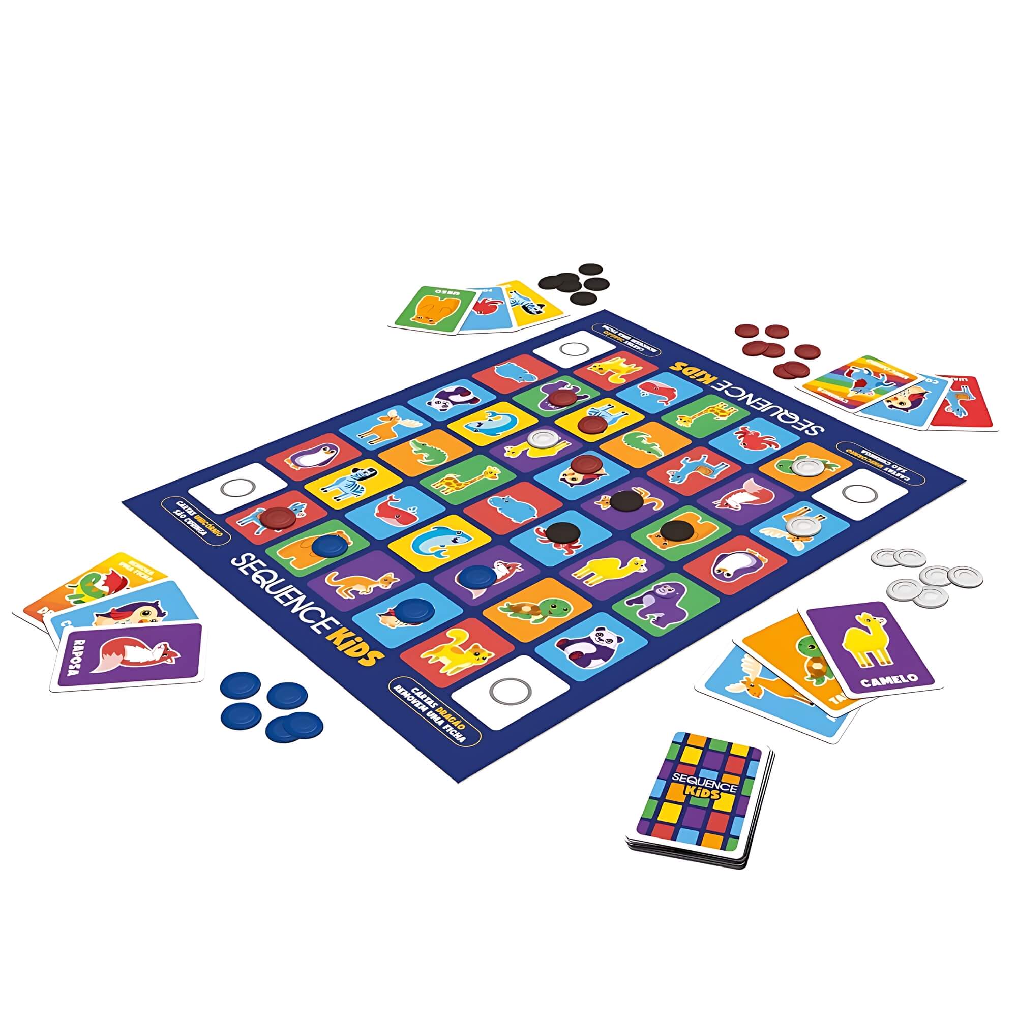 Jogo de Tabuleiro Sequence Kids Copag - 34737