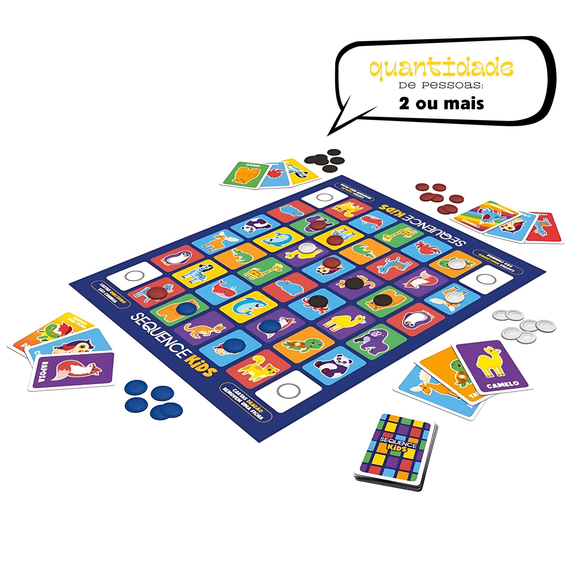Jogo de Tabuleiro Sequence Kids Copag - 34737