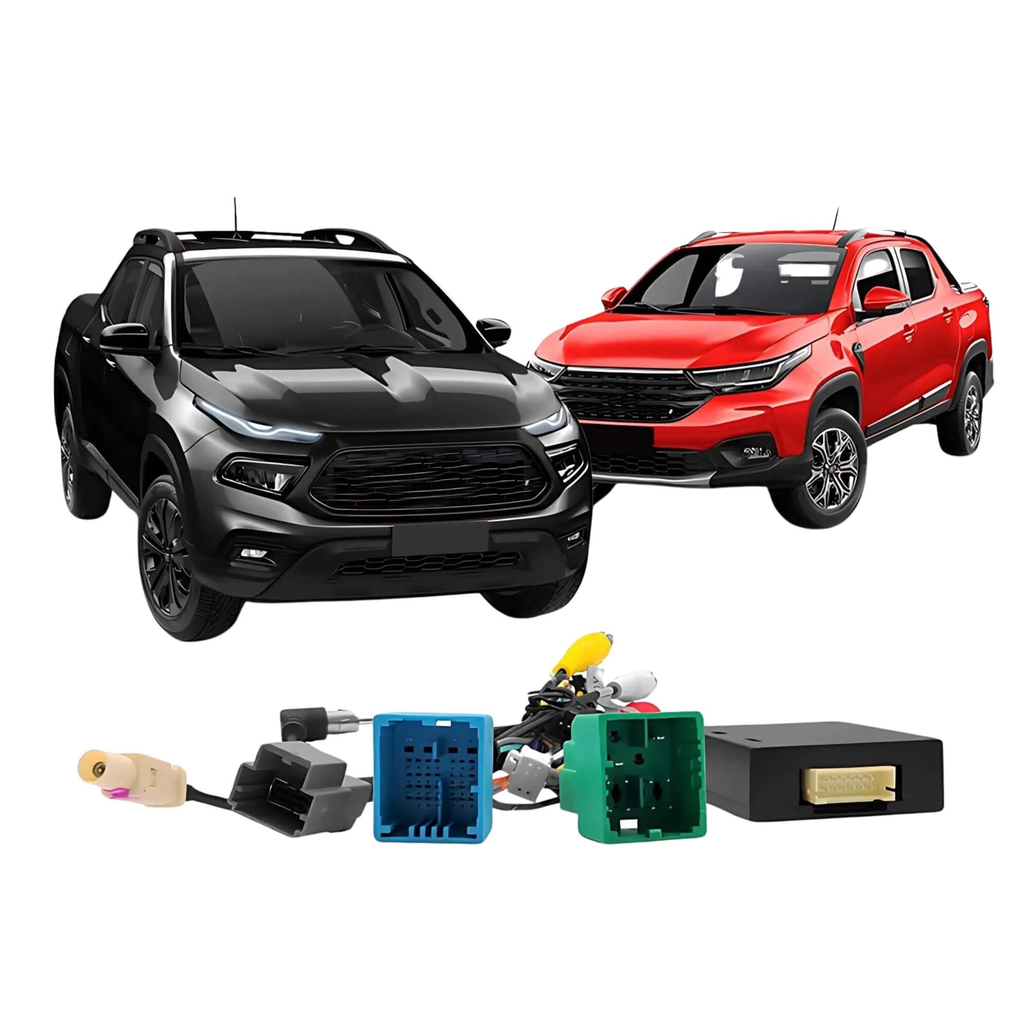 Kit de Controle do Comando Multifunção Nova Strada e Toro para Mídia Android Expex - EXCANPLUS-FT01