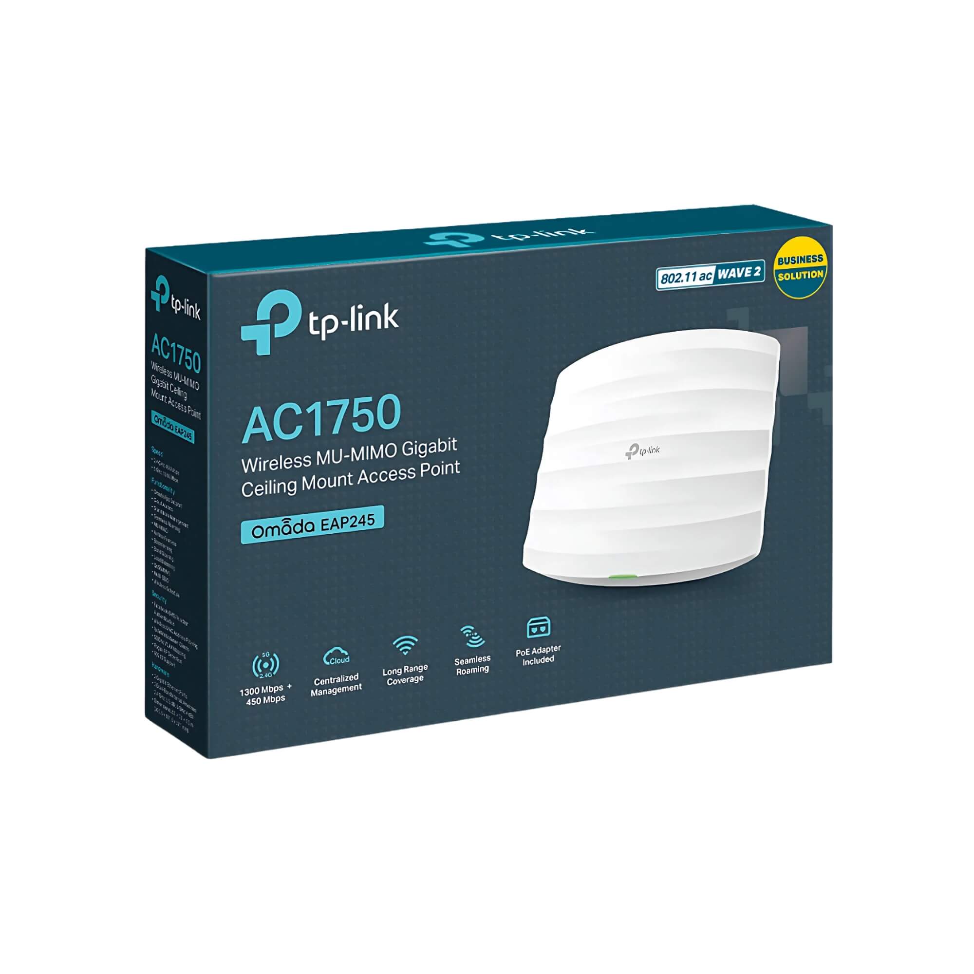 Ponto de Acesso Wireless AC1750 Montável em Teto EAP245 TP-Link - 032000232