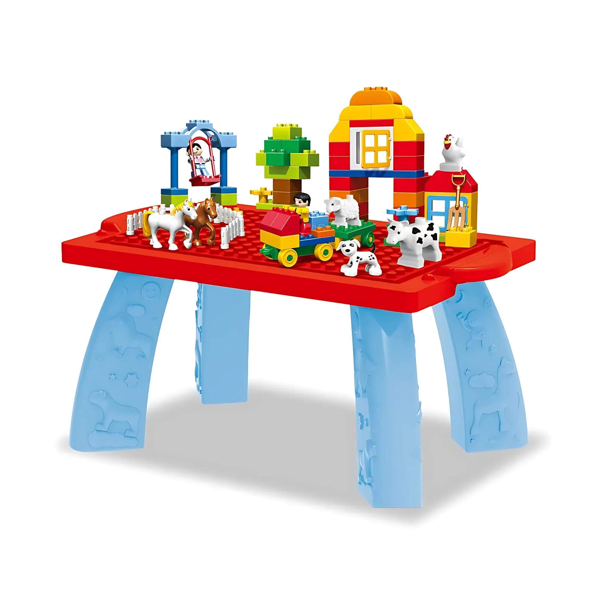 Brinquedo Infantil Bloco de Montar Grande Box 2 em 1 com 100 Peças Xalingo - 68365