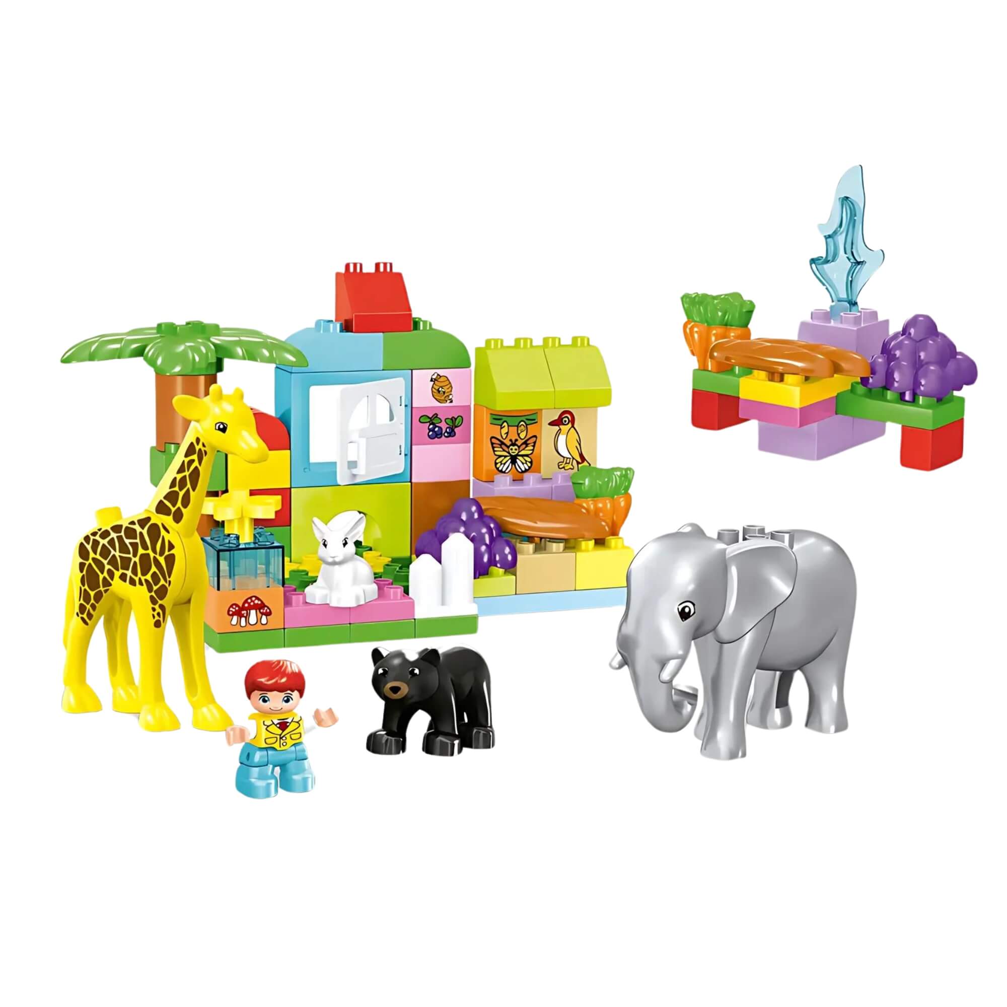 Brinquedo Infantil Bloco de Montar Grande Floresta 61 Peças Xalingo - 68376