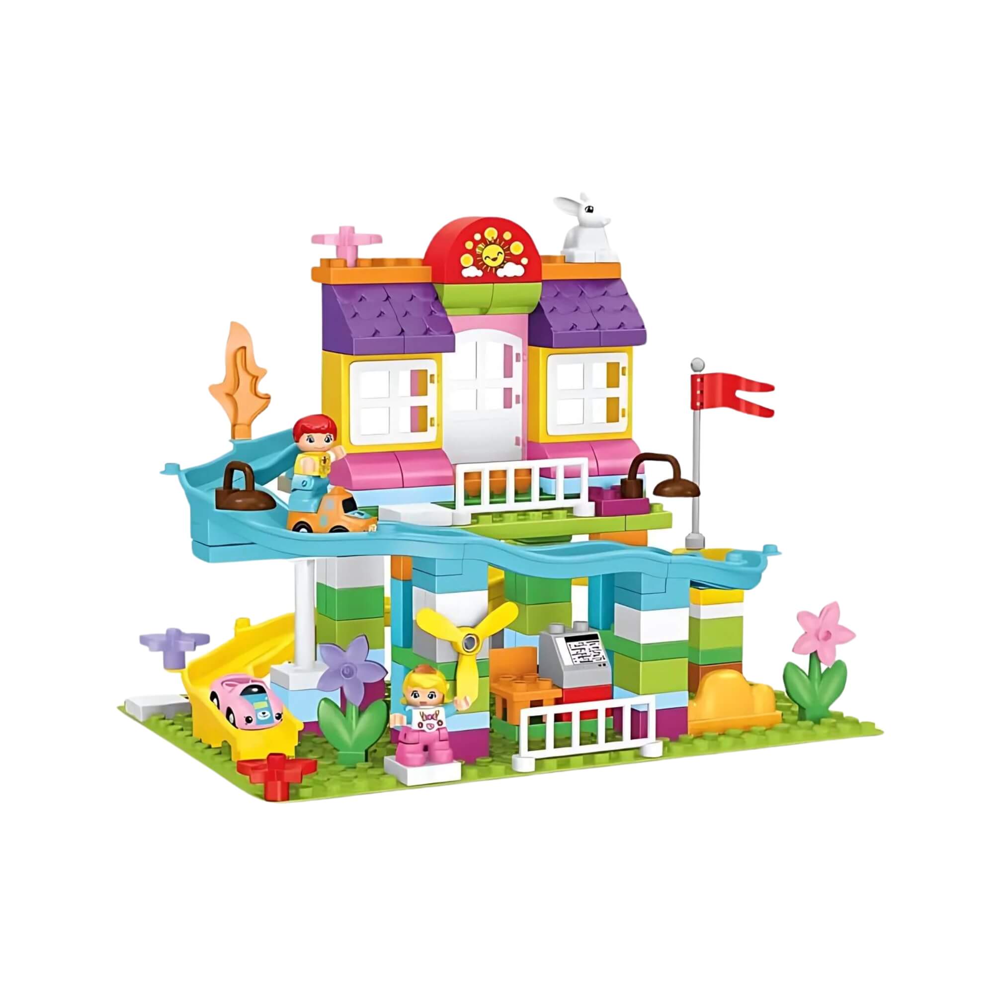 Brinquedo Infantil Bloco de Montar Mundo Encantado 126 Peças Xalingo - 68410