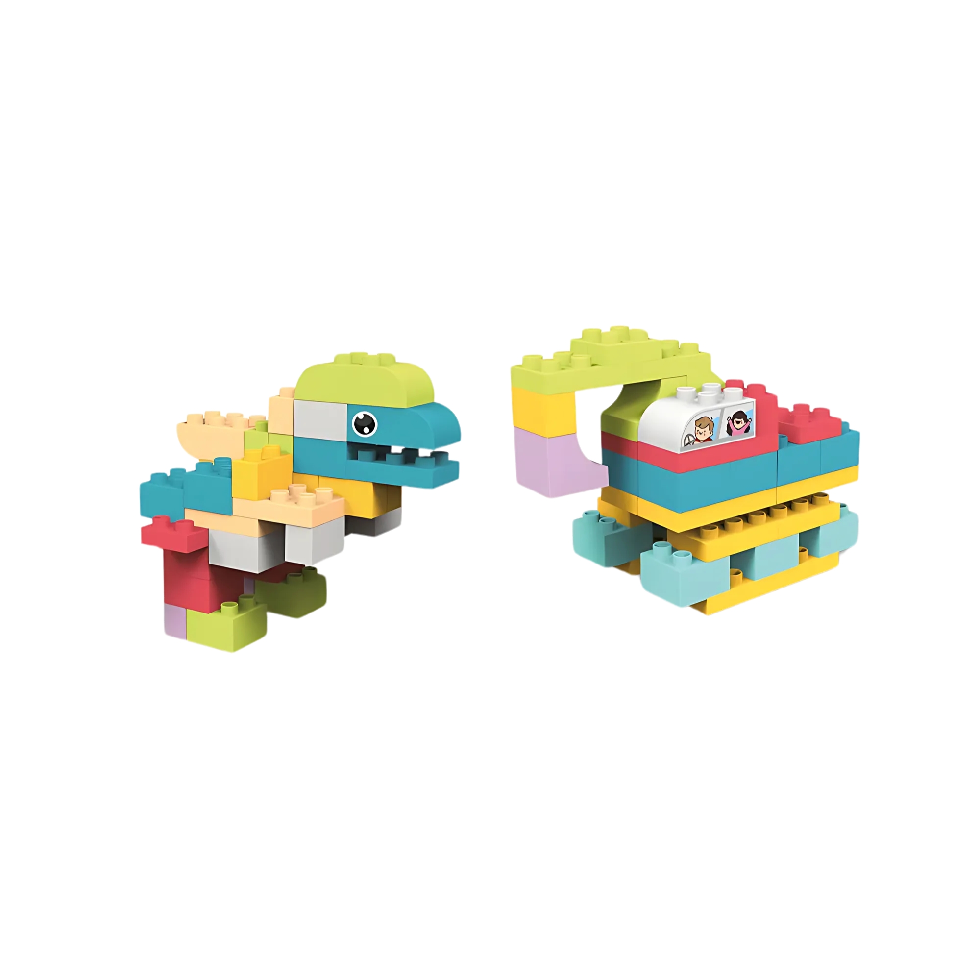 Brinquedo Infantil Blocos de Montar Macio Soft 86 Peças Xalingo - 68454