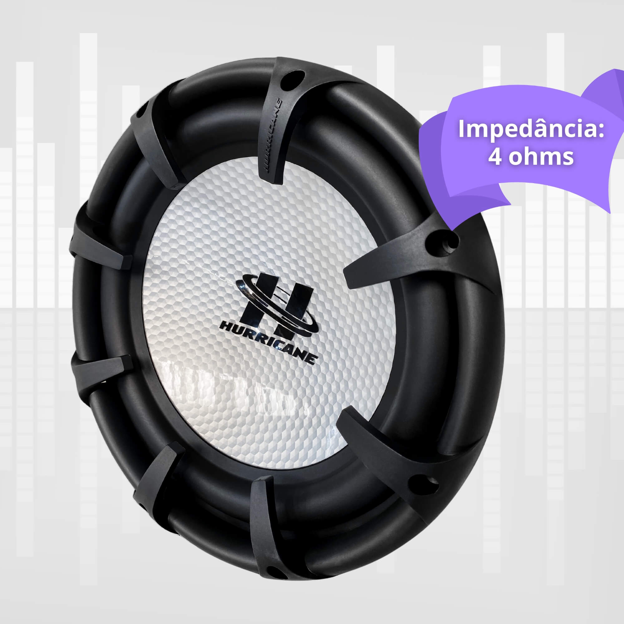 Alto-Falante Subwoofer Platino Evolution 12" Polegadas 350W 4Ohms Hurricane - AF10000265
