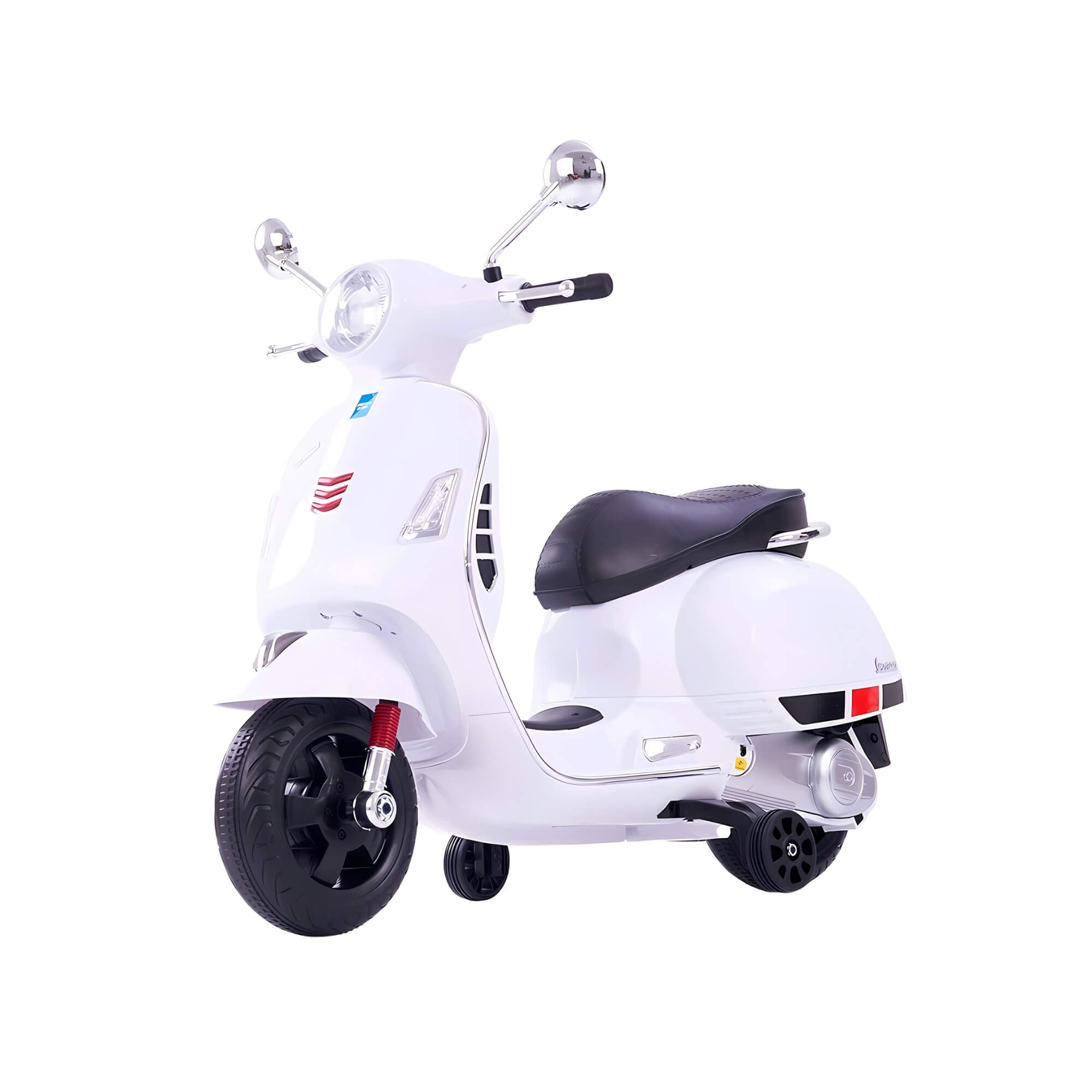 Moto Elétrica Infantil Scooter Vespa 6V Branca Zippy Toys - 10272