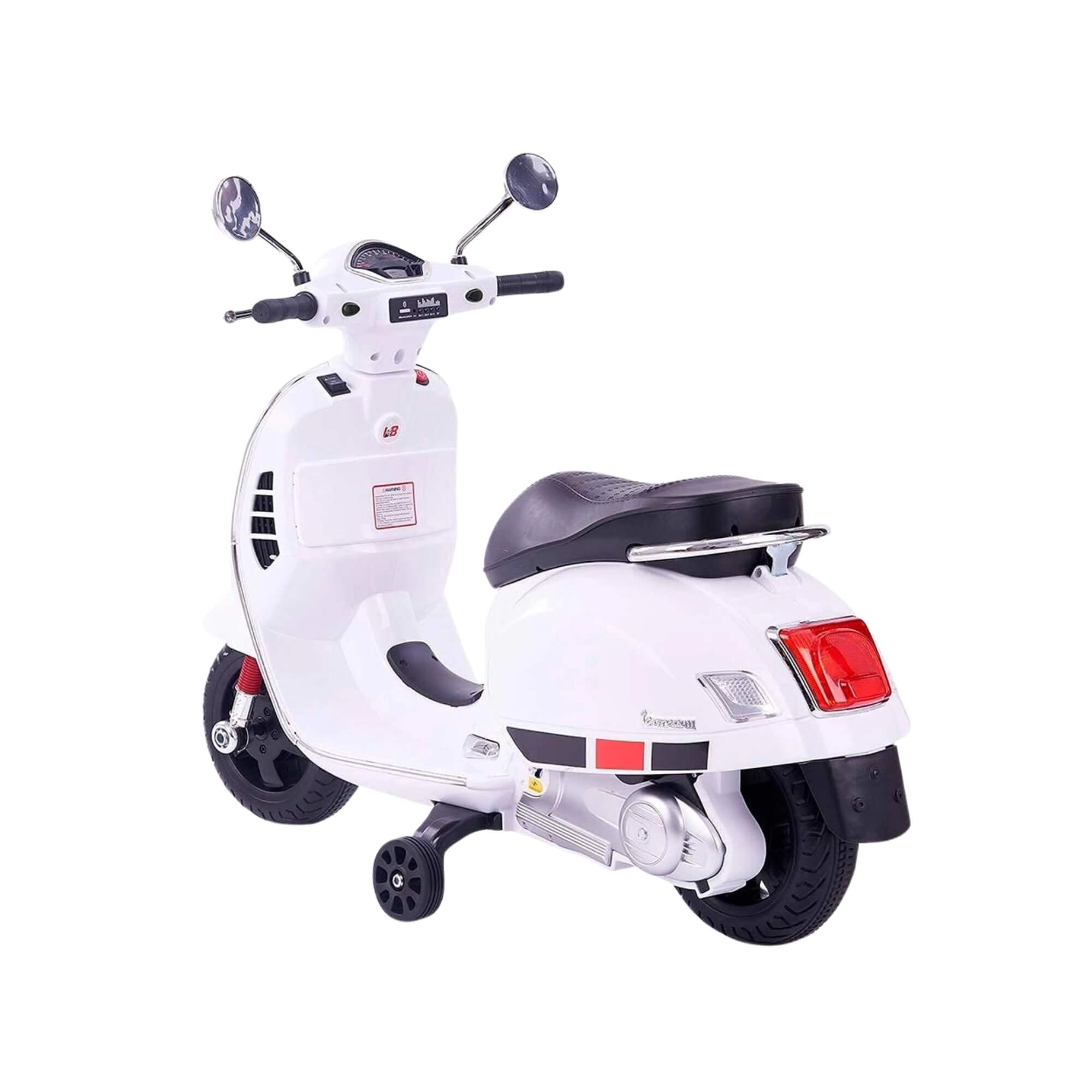 Moto Elétrica Infantil Scooter Vespa 6V Branca Zippy Toys - 10272