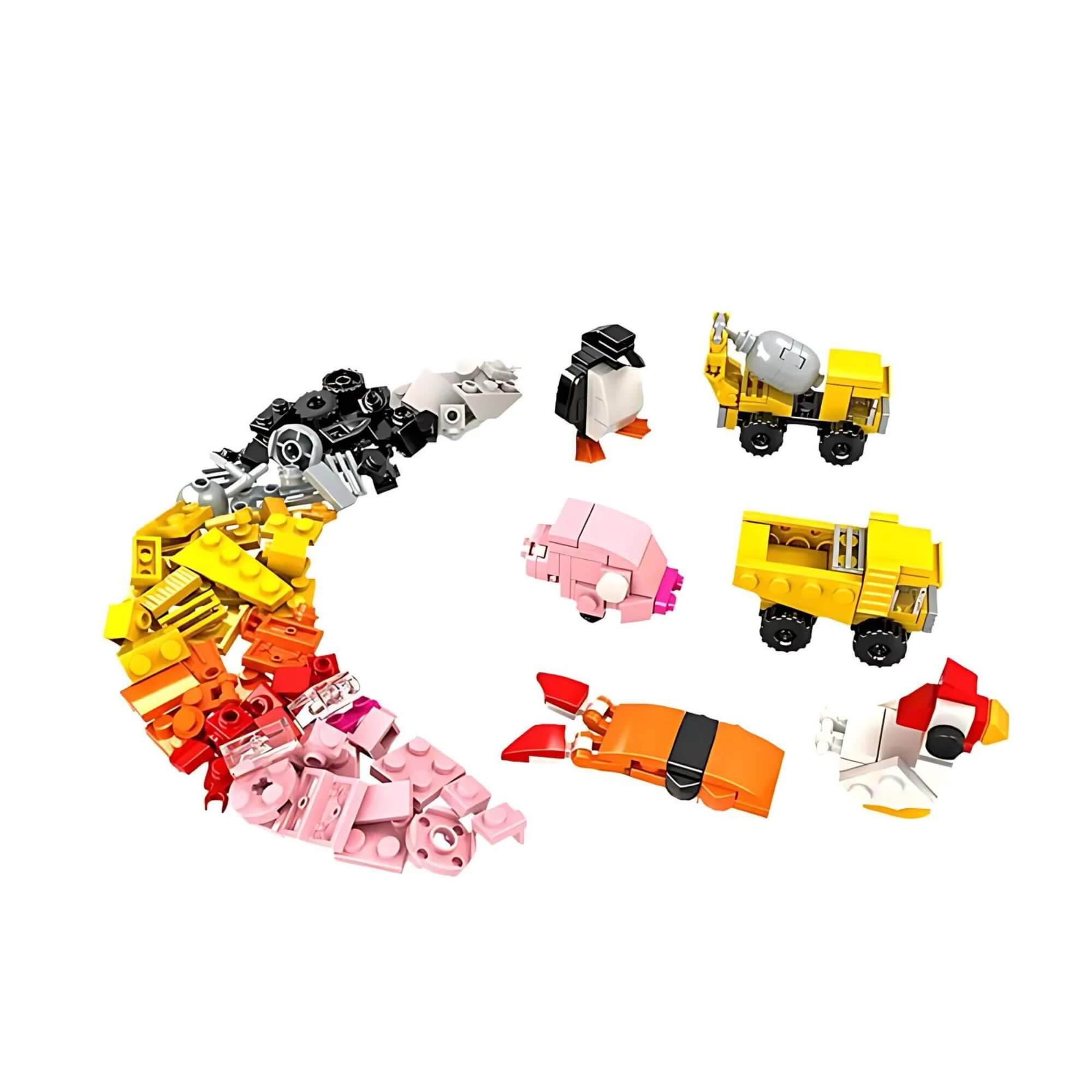 Brinquedo Infantil Bloco Criativo 150 Peças Xalingo - 68210