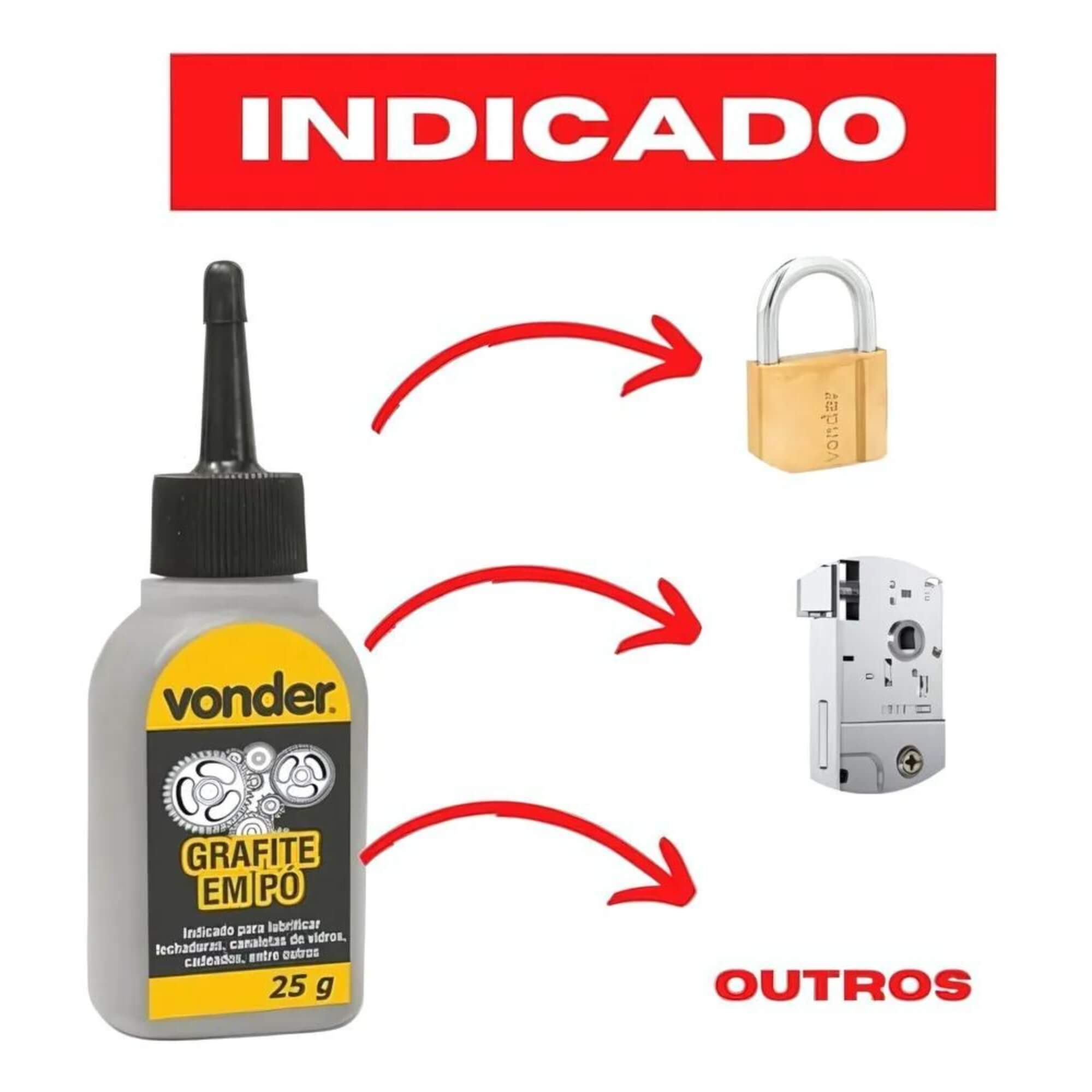 Grafite em Pó 25g Vonder - 5199000025