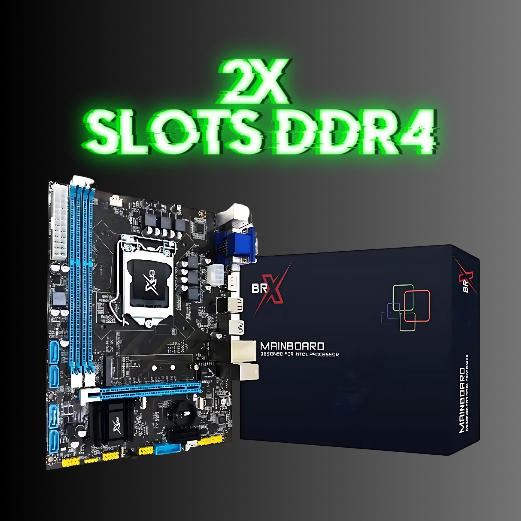 Placa Mãe H110 1151 DDR4 Até 32GB Lan 100Mbps BRX - 00000261.8