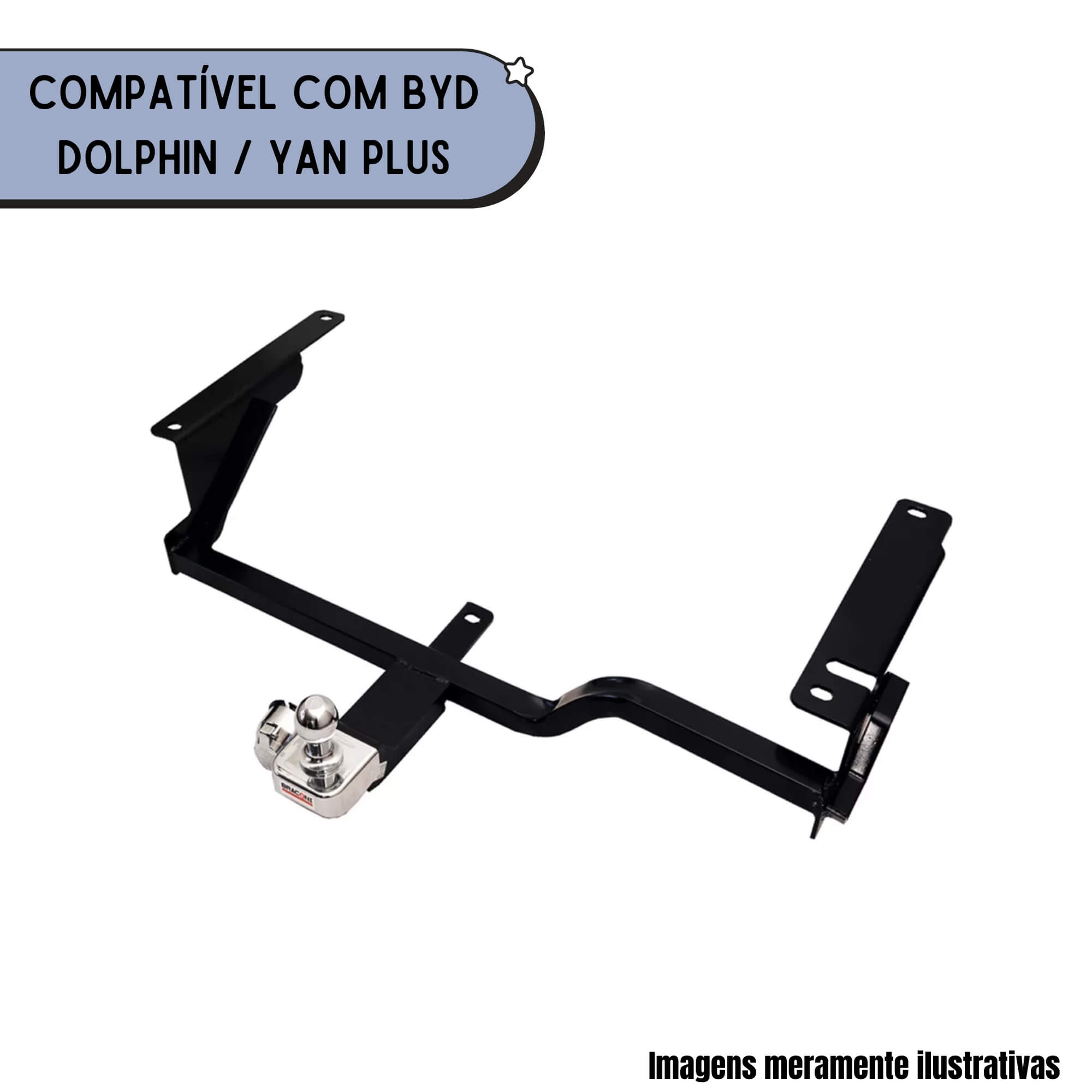 Engate Automotivo BYD Dolphin / Yuan Plus Braconi - BRCIM-270