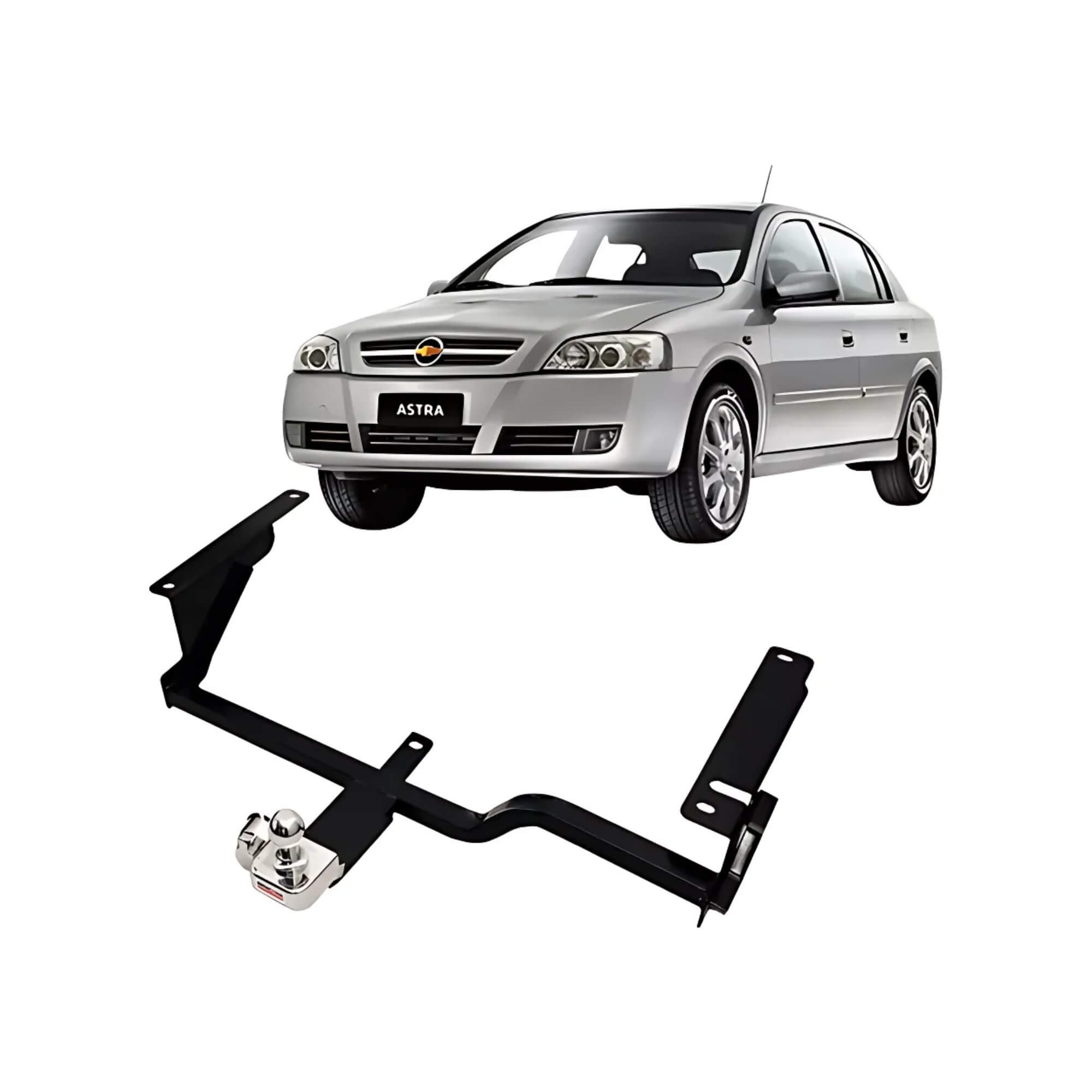 Engate Reboque Fixo Astra Hatch 1997 a 2012 Capacidade de Carga 500kg Braconi - BRCGM-02