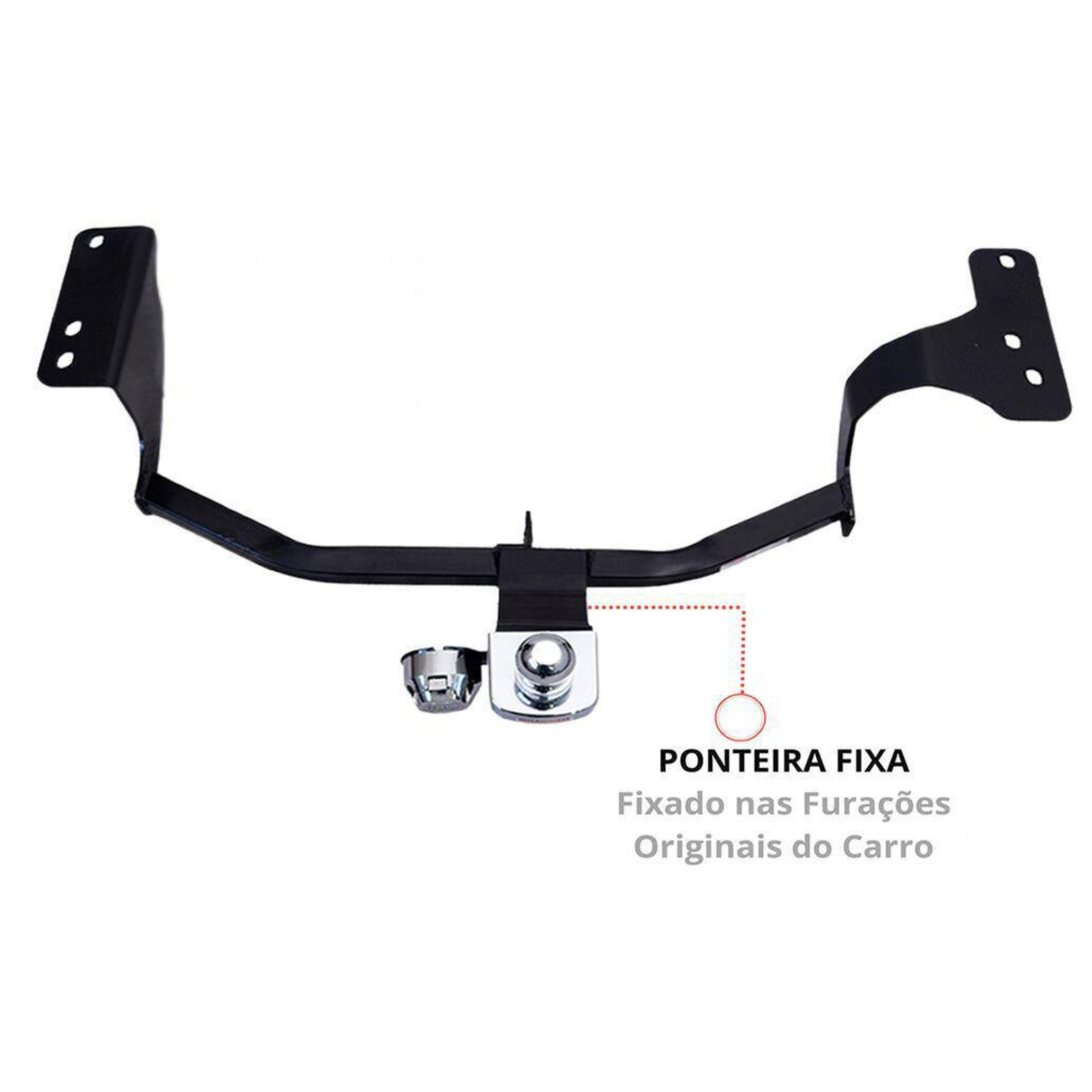 Engate Reboque Rabicho Fixo Logan 2014 a 2021 450kg Braconi - BRCIM-114