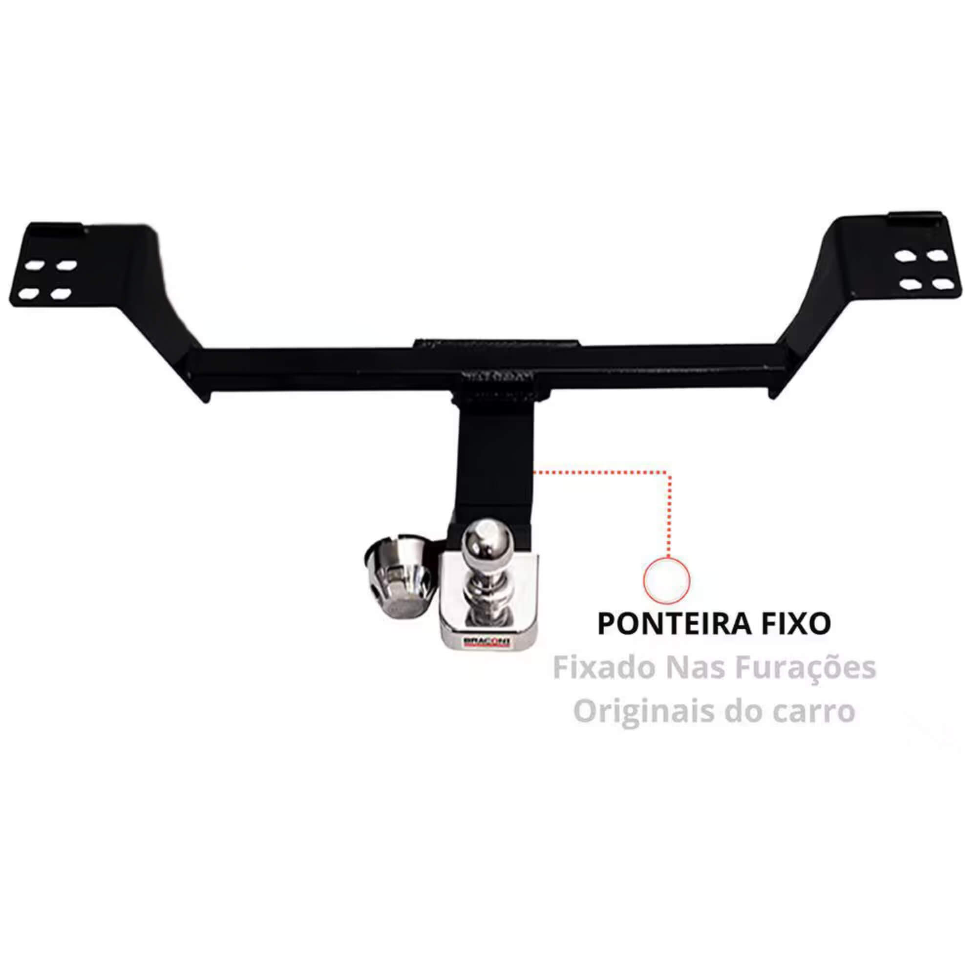 Engate Reboque Rabicho Meriva Exceto SS 450kg Braconi - BRCGM-18