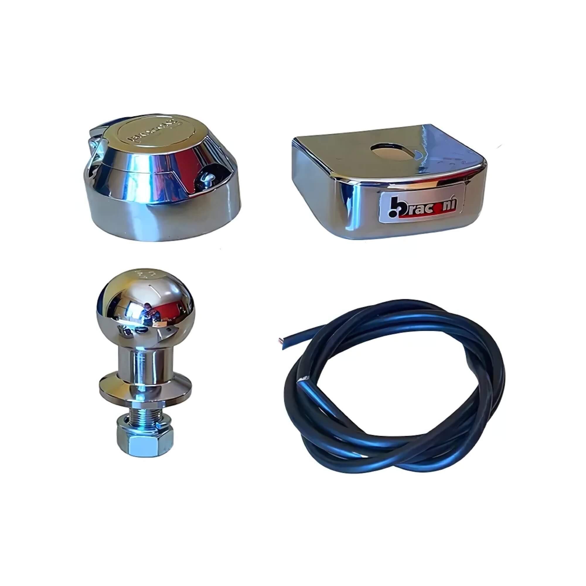 Engate Reboque Rabicho Fixo Montana 2003 a 2010 450kg Braconi - BRC GM 19