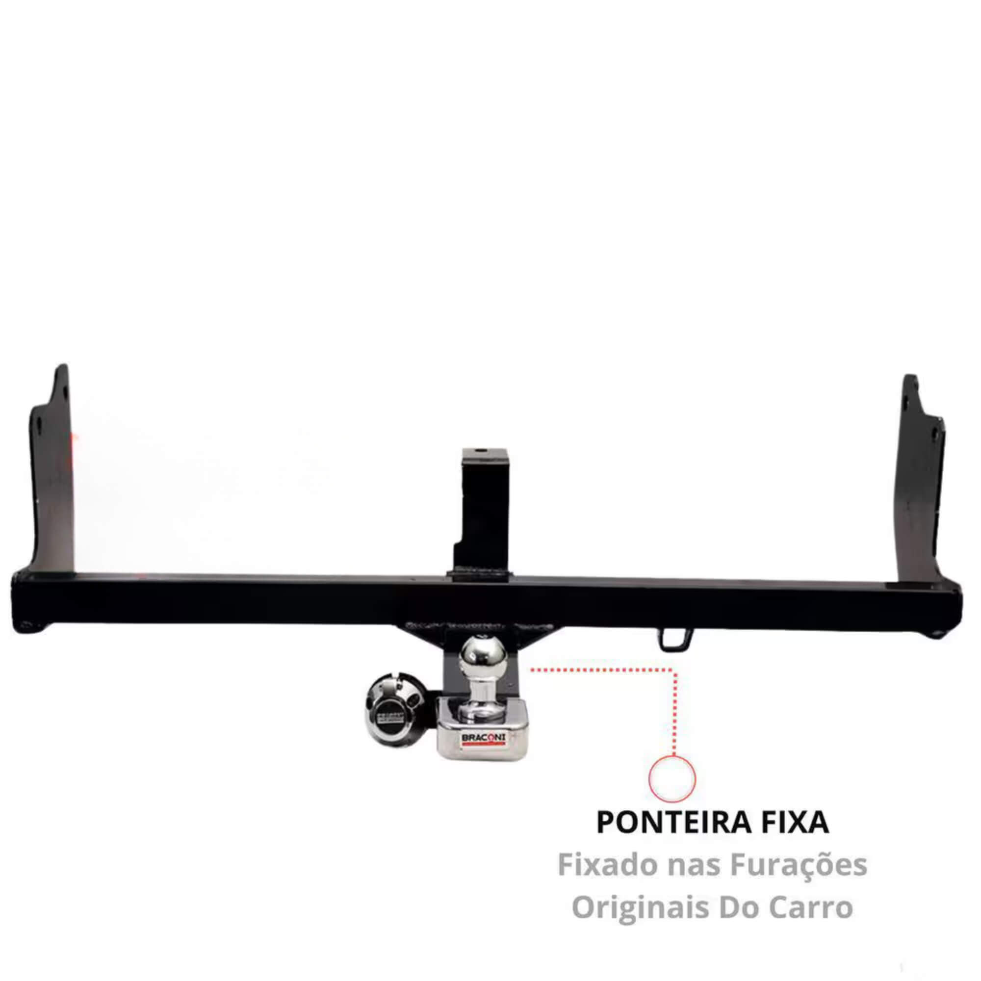 Engate Reboque Rabicho Fixo S10 2021 a 2023 Braconi - BRCGM-78