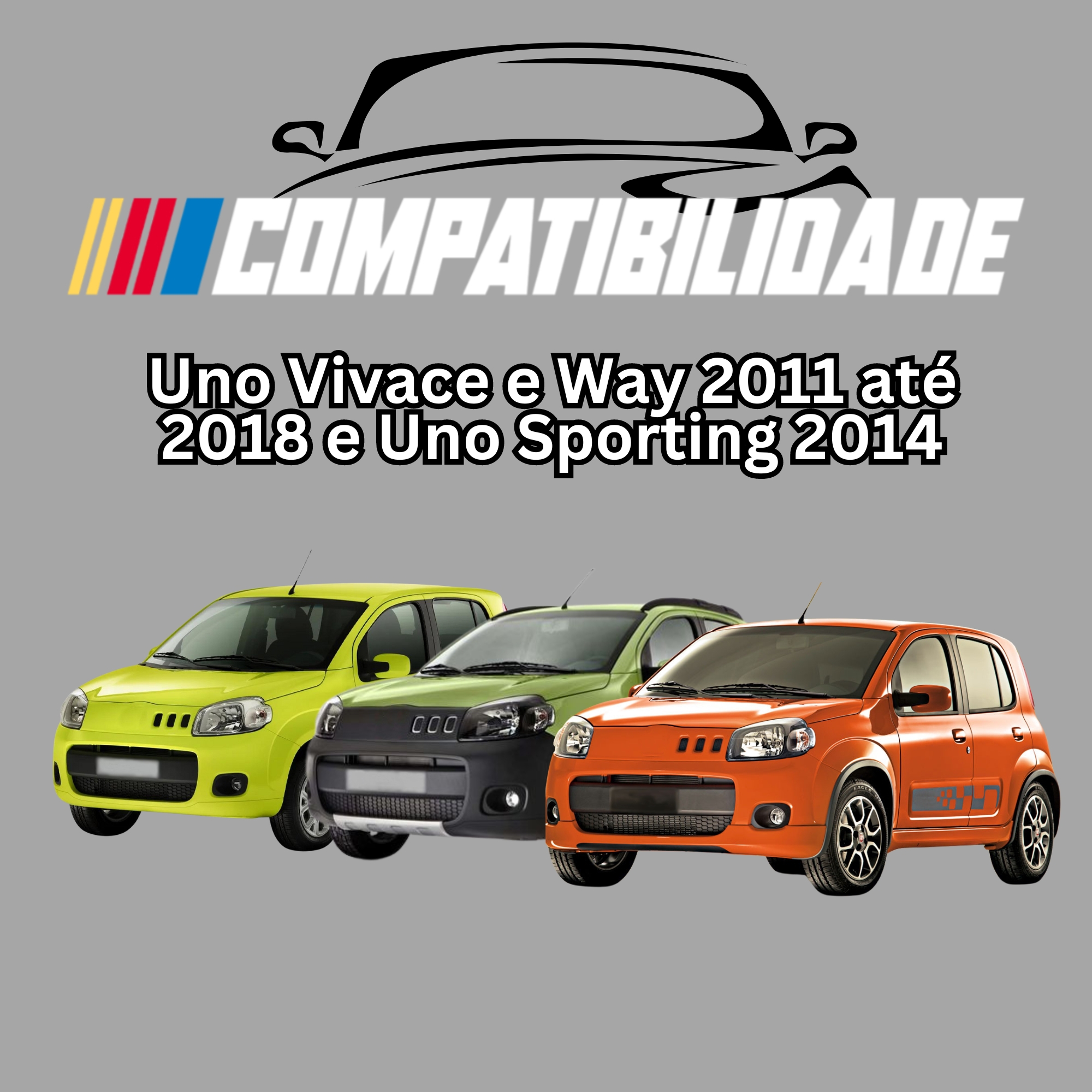 Engate Reboque Rabicho Fixo Uno Vivace Way 2011 até 2018 e Uno Sporting 2014 Braconi - BRCFT-47