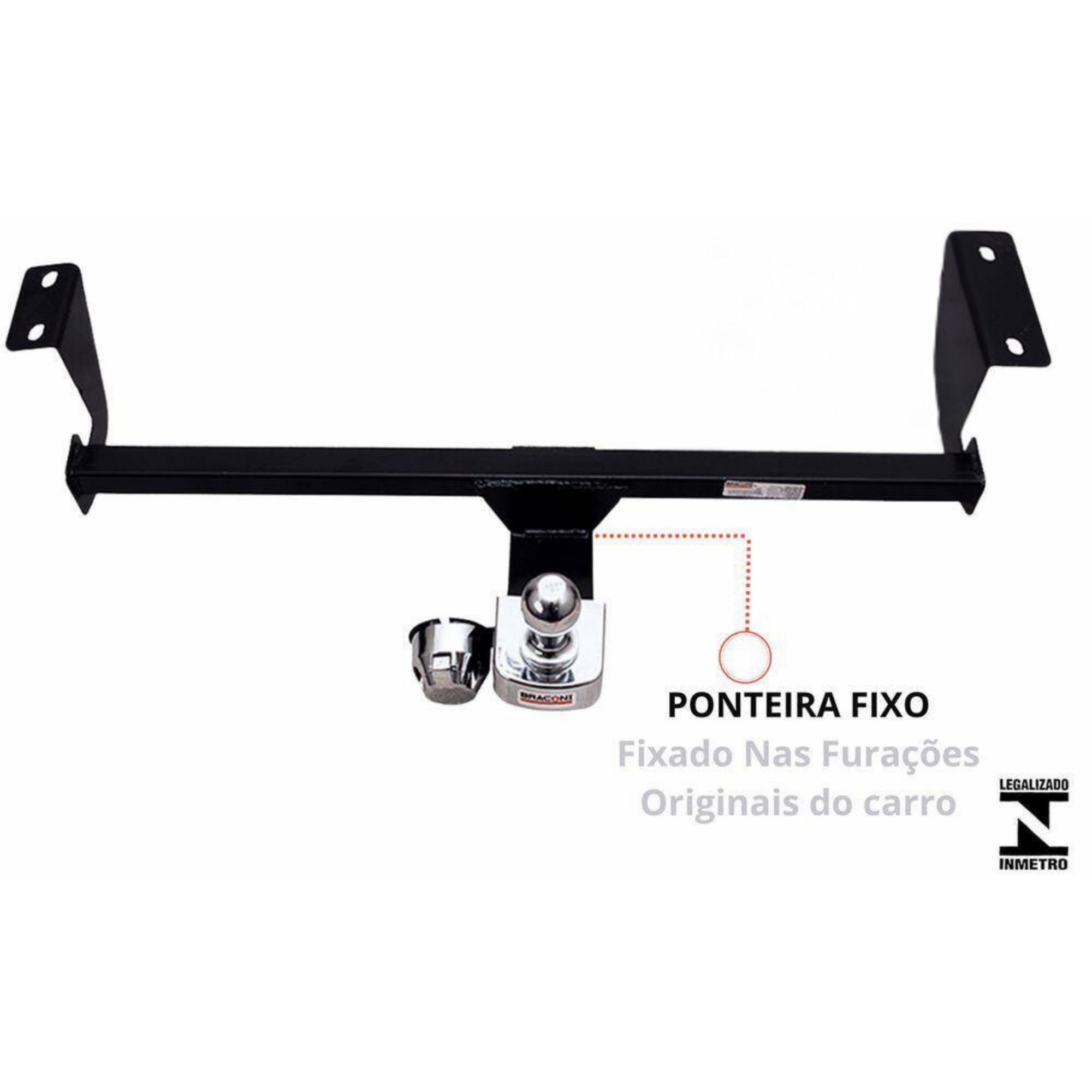 Engate Reboque Rabicho Zafira 450kg Braconi - BRCGM-28
