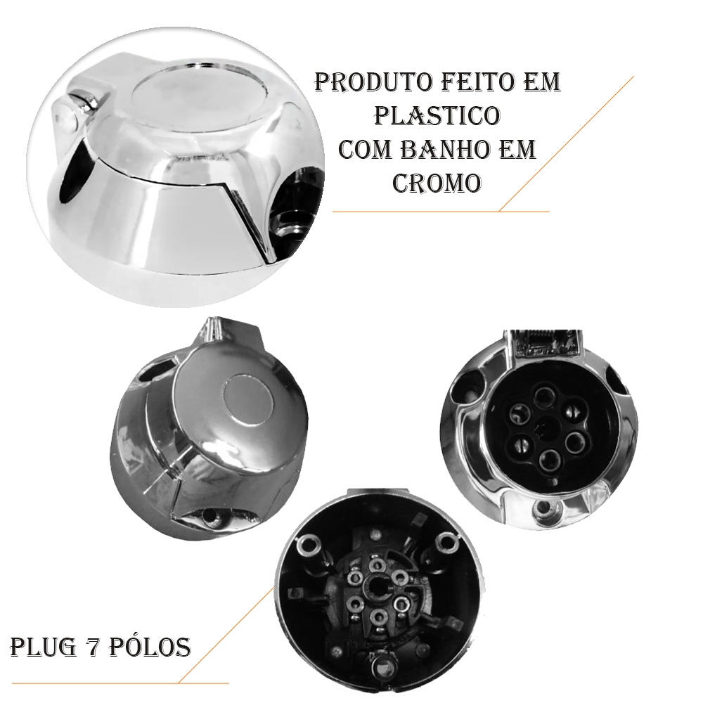 Engate Reboque Rabicho Zafira 450kg Braconi - BRCGM-28