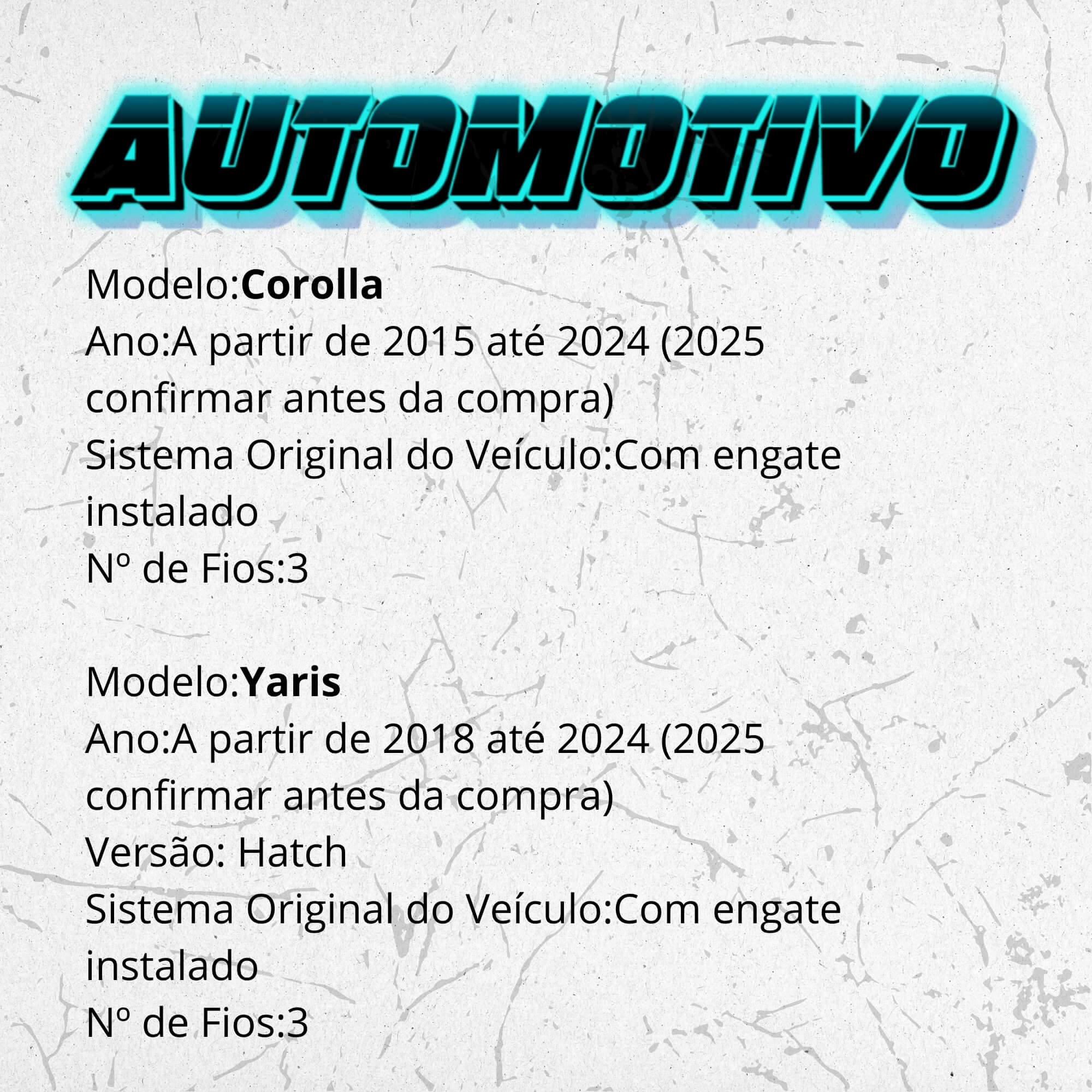 Módulo de Proteção Elétrica p/ Engate compatível c/ Corolla, Eclipse Cross Tury - CONNECT5.1CC