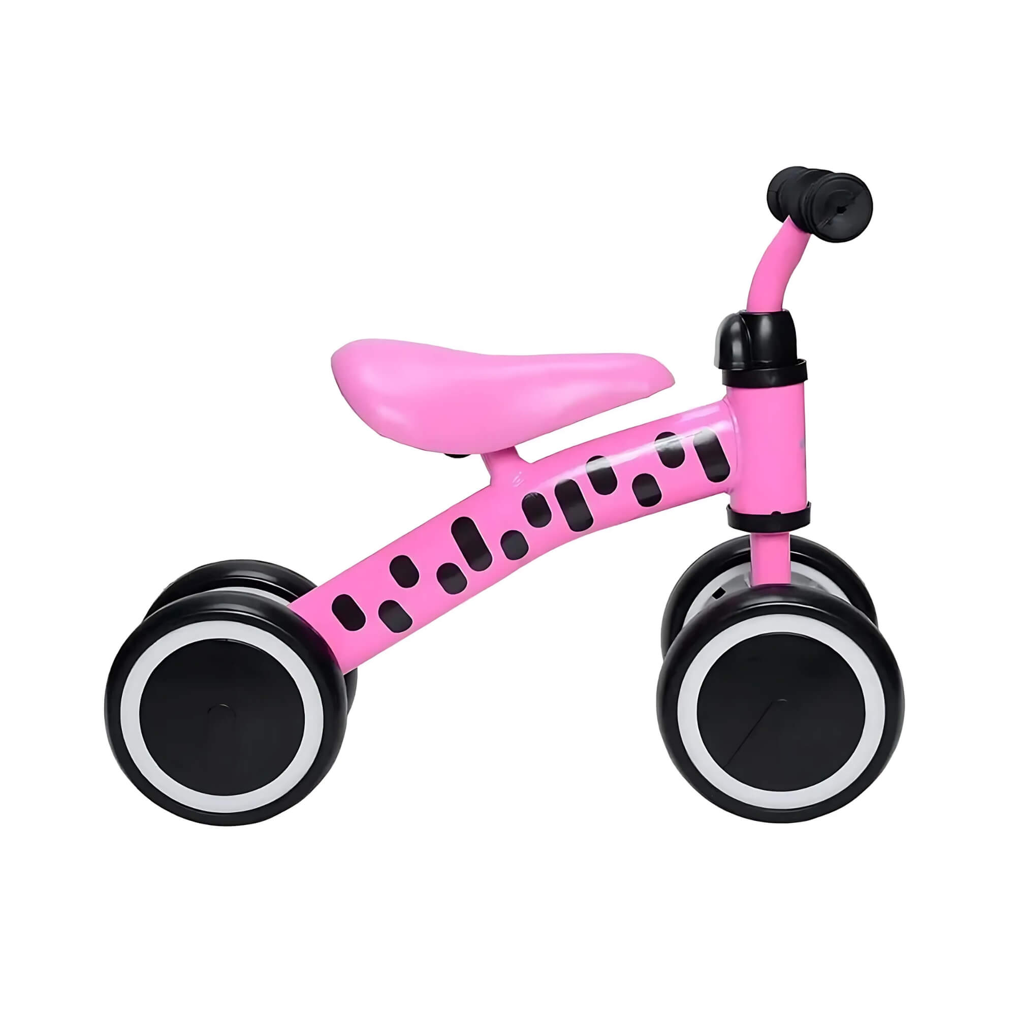 Triciclo Andador Infantil até 24kg Banco Ajustável Rosa Zippy Toys - 7625