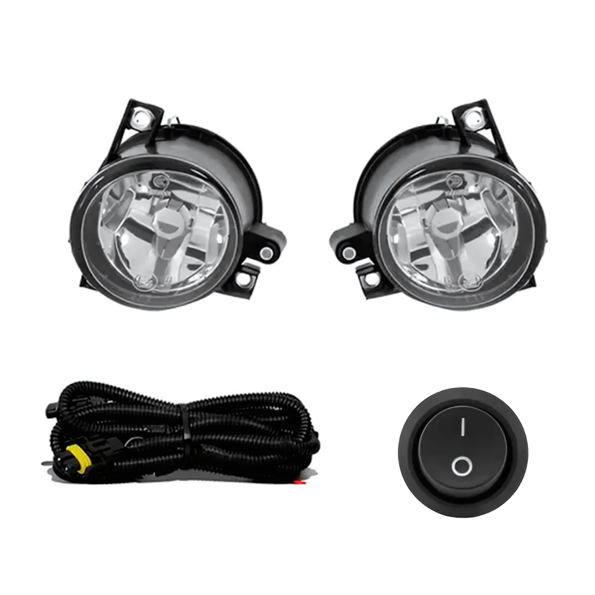 Kit Farol de Milha Gol Parati Saveiro G4 2005 a 2014 com Botão Tic Tac 2 Pinos Suits - STS025VW