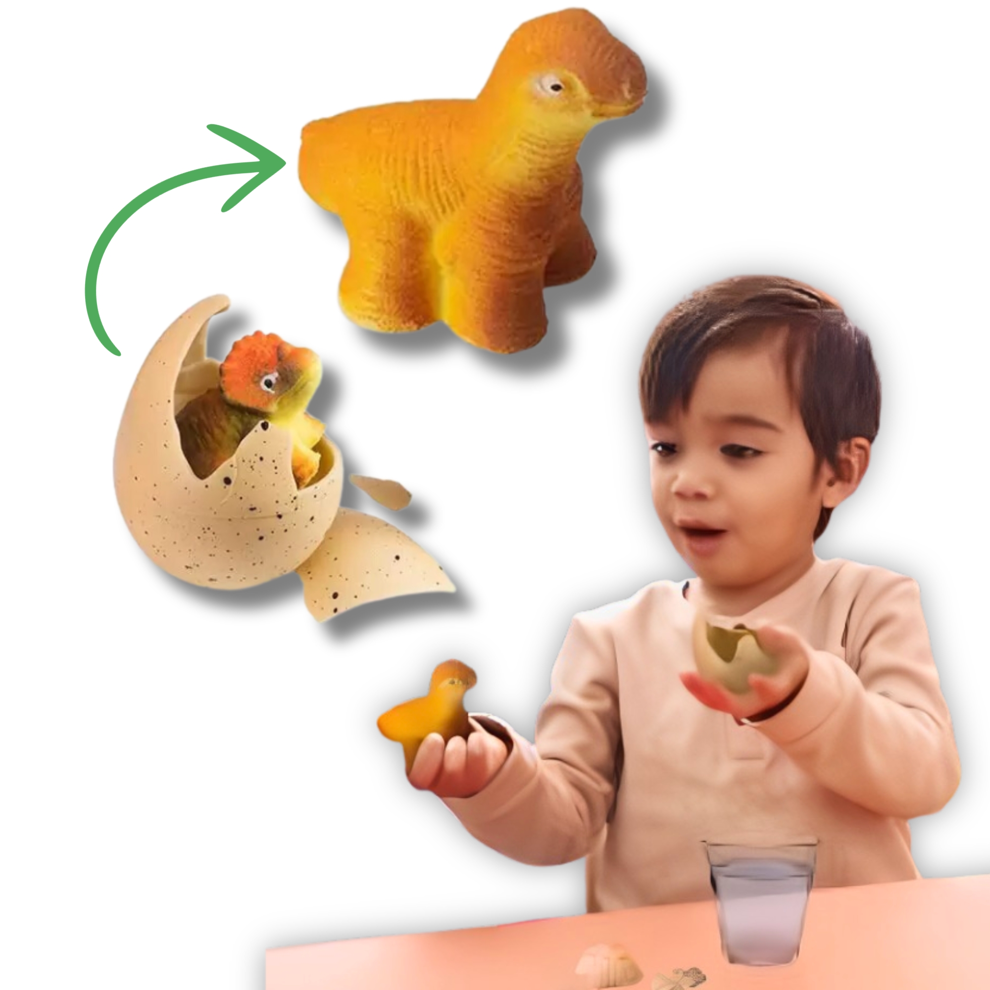 COMP Brinquedo Ovo Pop Toys Egg Dinossauro Lembrancinha Festa Display C/ 12 und Multikids - BR1909
