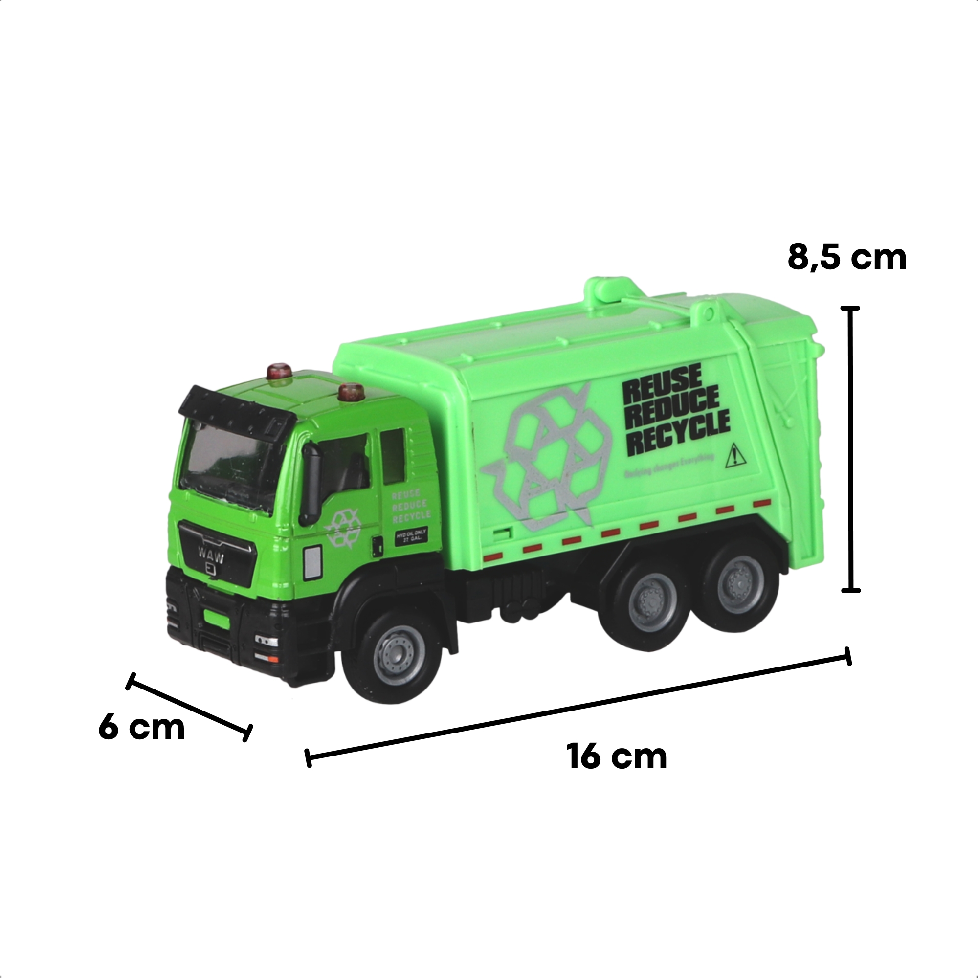 COMP Brinquedo Infantil Carrinho Coleção Profissões Super Trucks Display C/ 12 und Polibrinq - CAR613