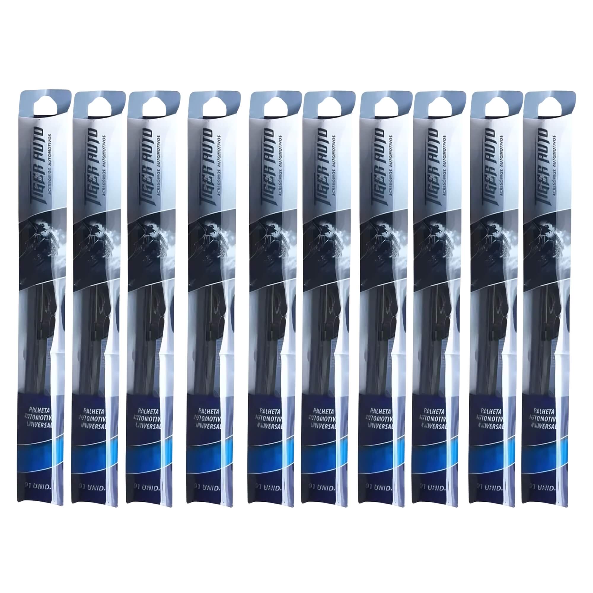 COMP Kit Palheta Universal 10 Unidades 14" Polegadas Automotivo - Tiger Auto