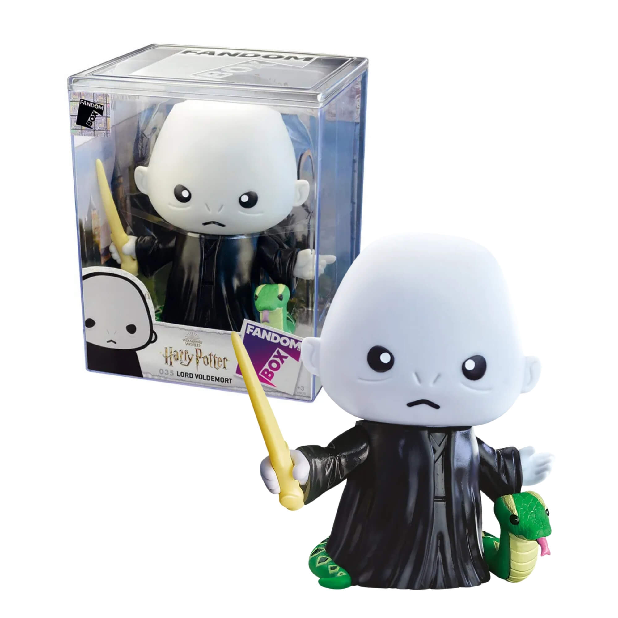 Boneco Colecionável Fandom Box Lord Voldemort Saga Harry Potter Vinil Atóxico Líder - 3463