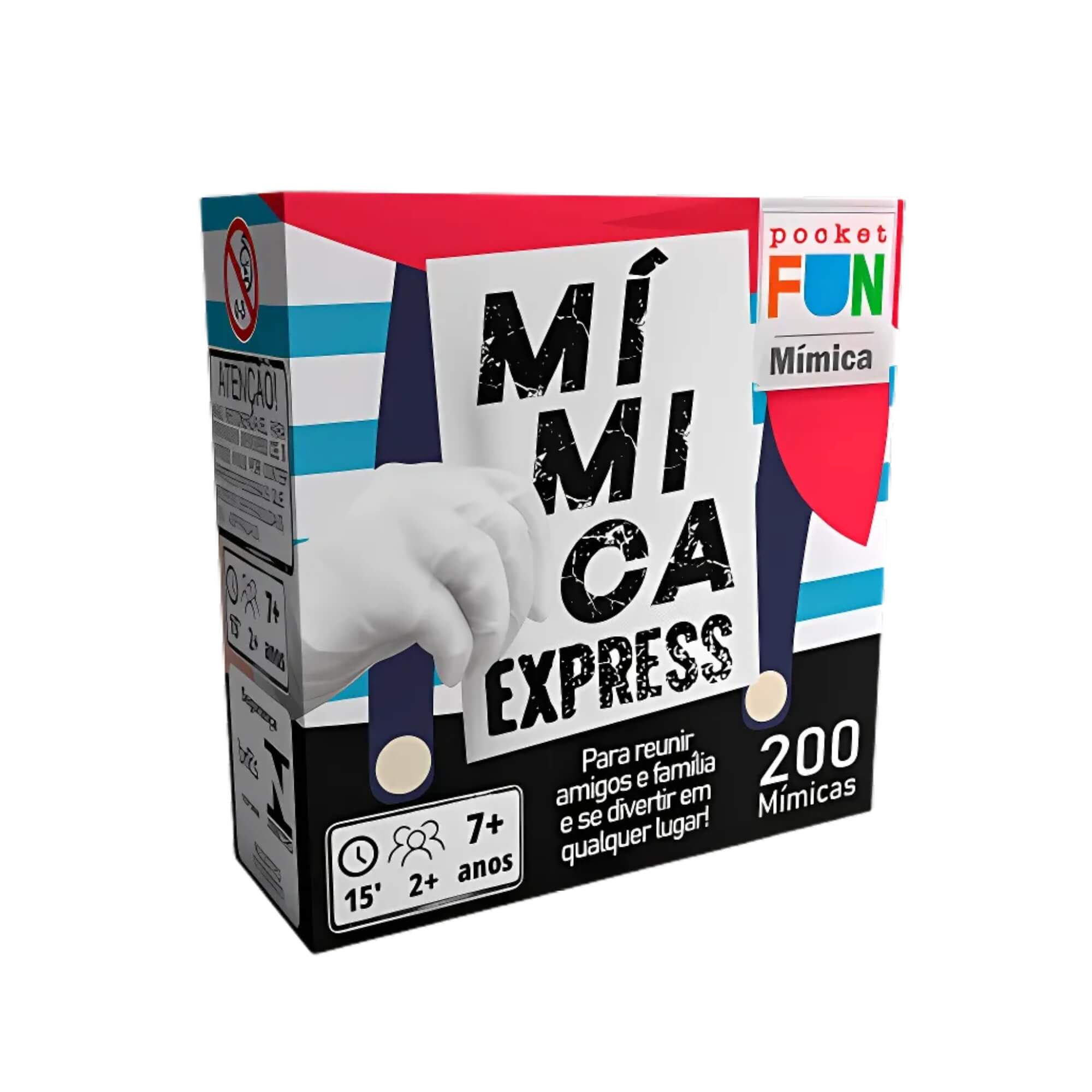 Jogo Mímica Express com 200 Cartas Cooper Fun - 10013