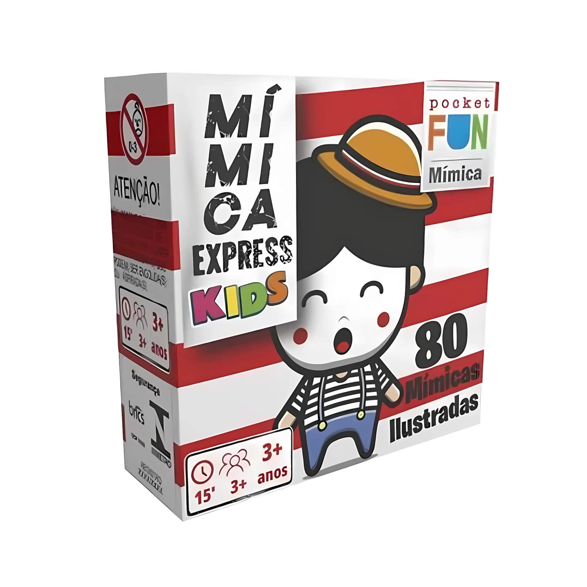 Jogo Mímica Express com 40 Cartas Pocket Ilustradas Cooper Fun - 10016