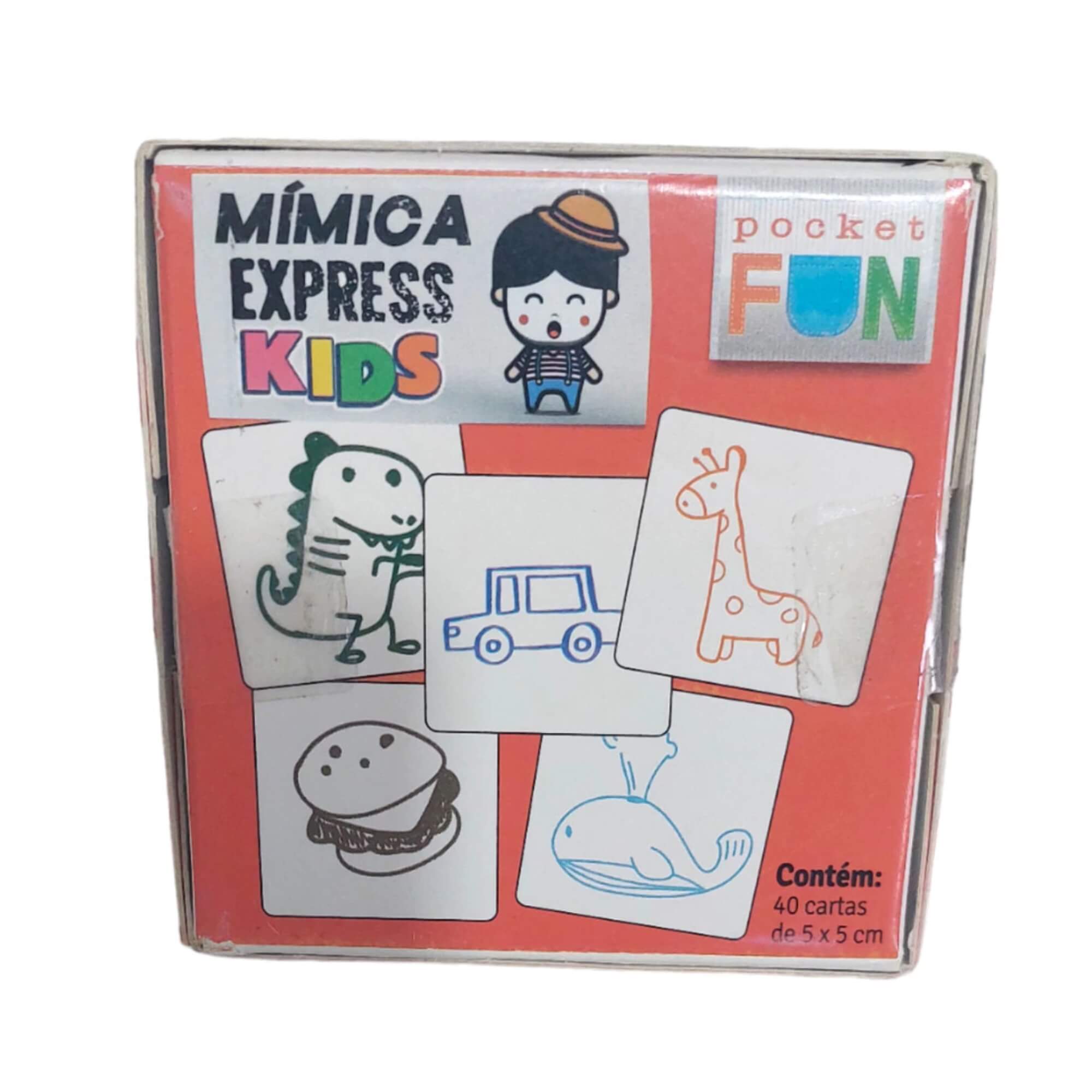 Jogo Mímica Express com 40 Cartas Pocket Ilustradas Cooper Fun - 10016