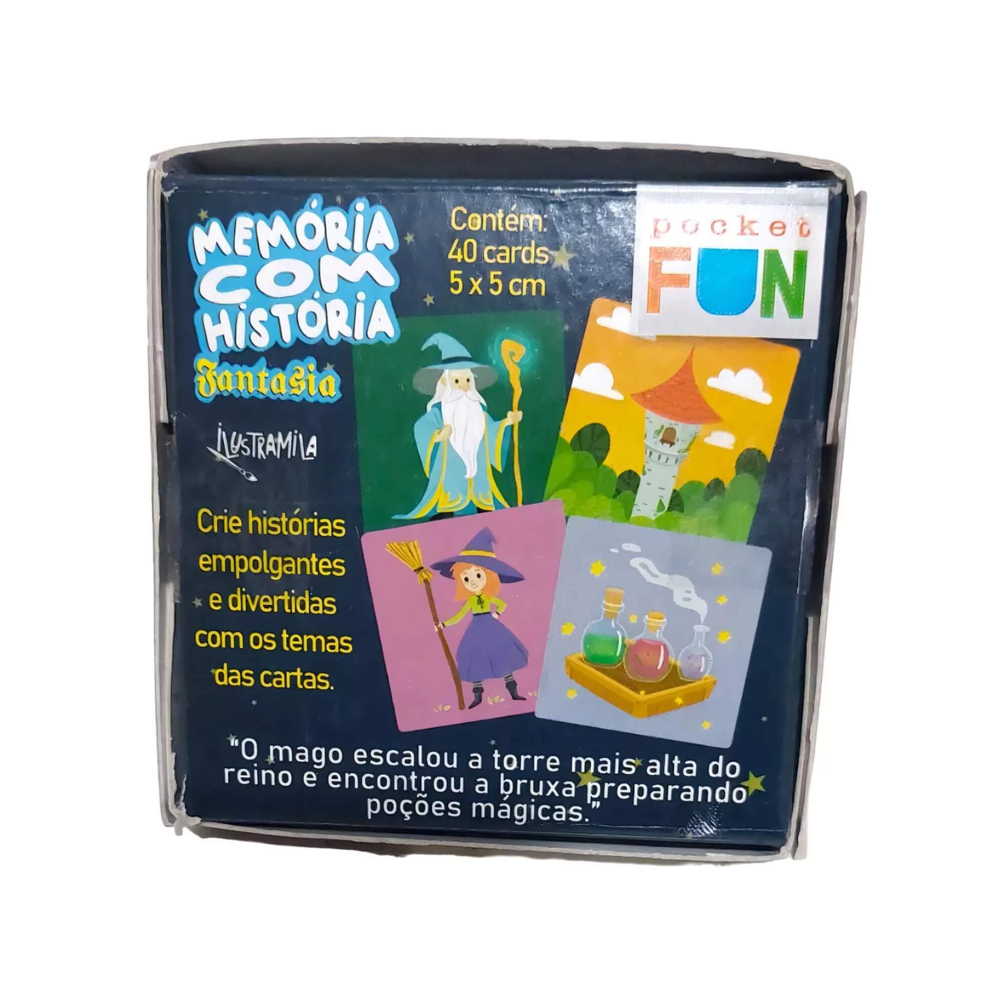 Jogo da Memória com História Interativo Infantil 40 Cartas Cooper Fun - 00138